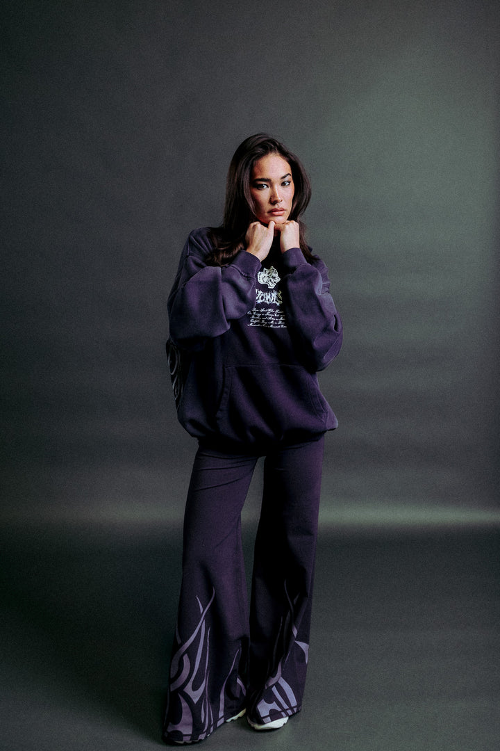 Iron Moth "Pierce" Hoodie in Phantom Purple Inverted Sun Fade