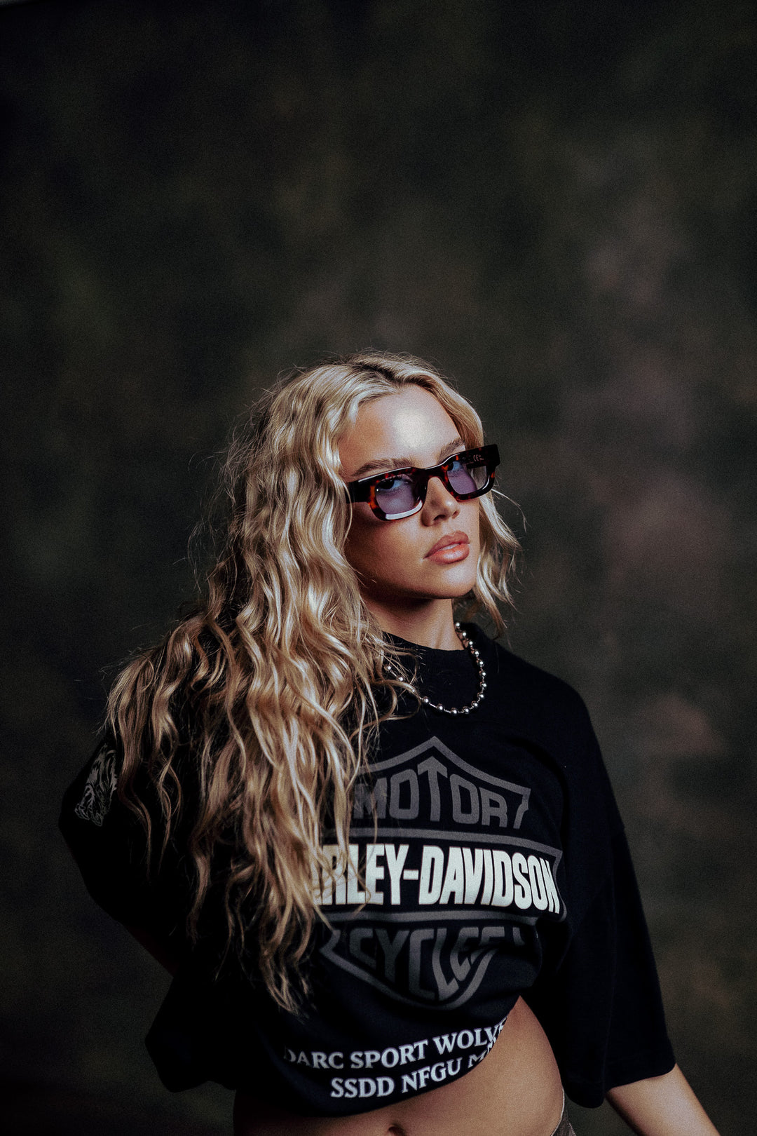 Our Clubs "Premium" Oversized Tee in Black/Black