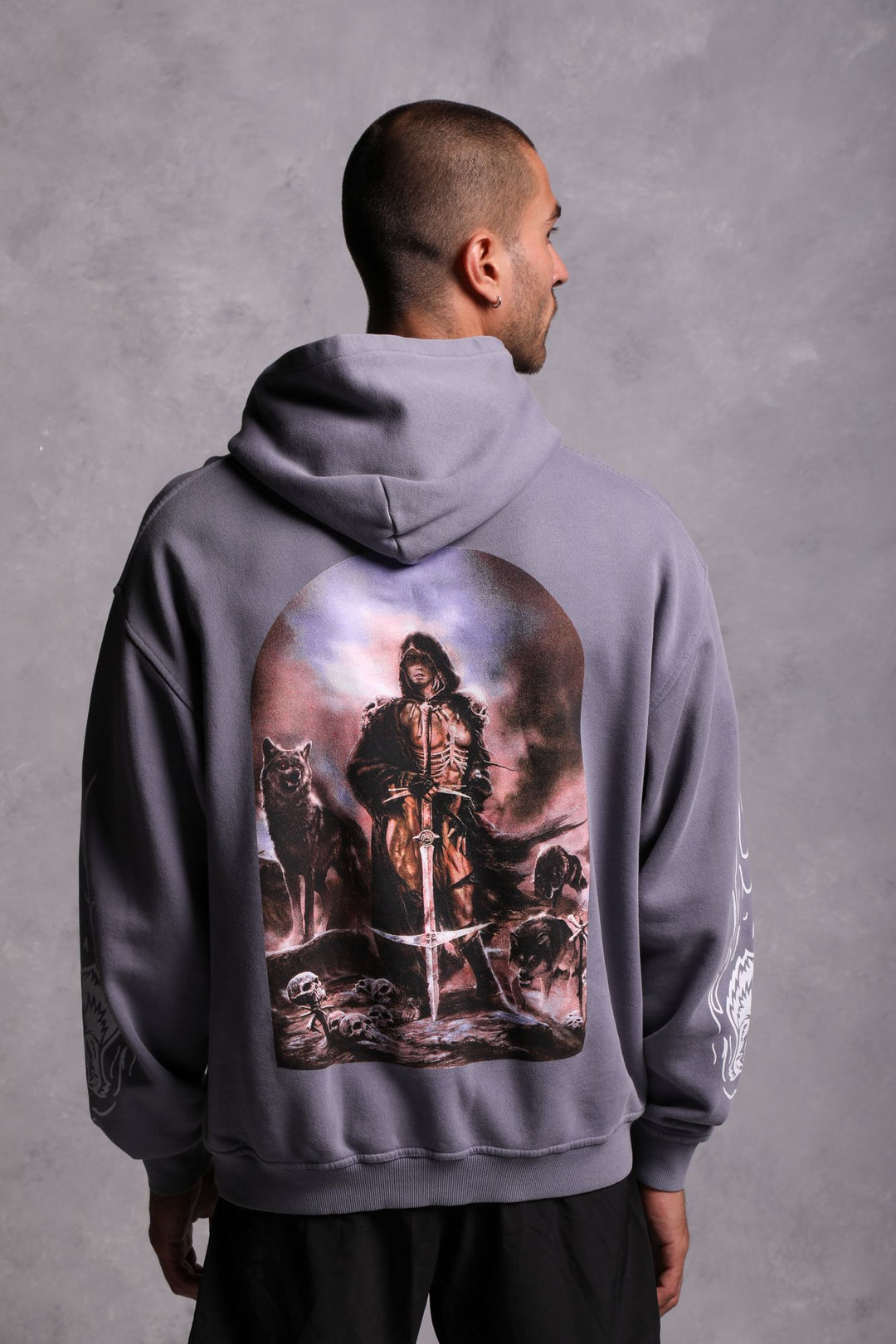 Still Standing "Vintage Pierce" Hoodie in Norse Purple
