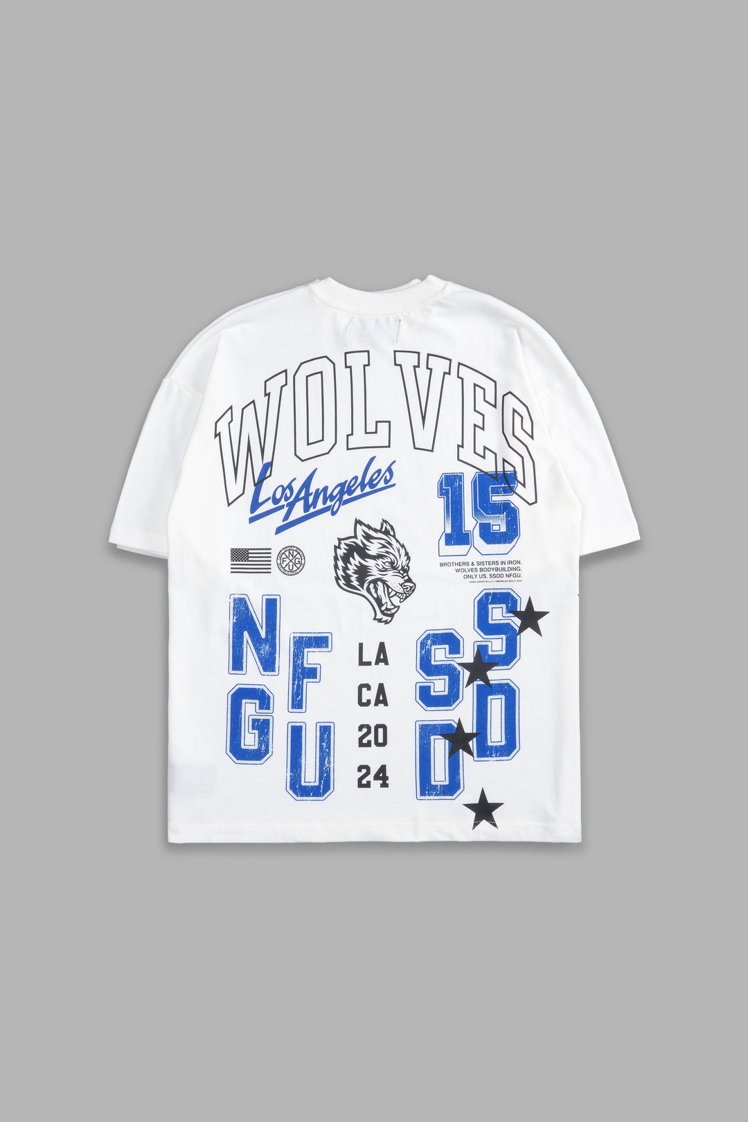 City Of Angels "Premium" Oversized Tee in Cream