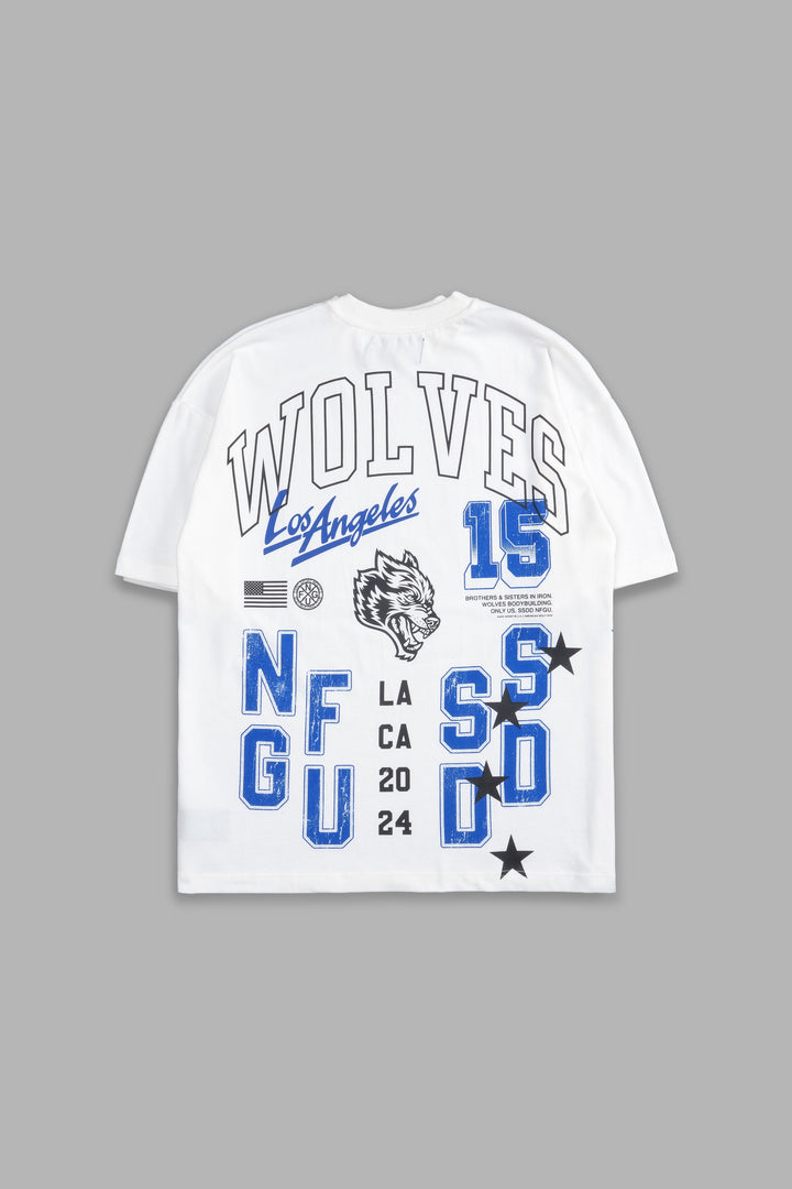 City Of Angels "Premium" Oversized Tee in Cream