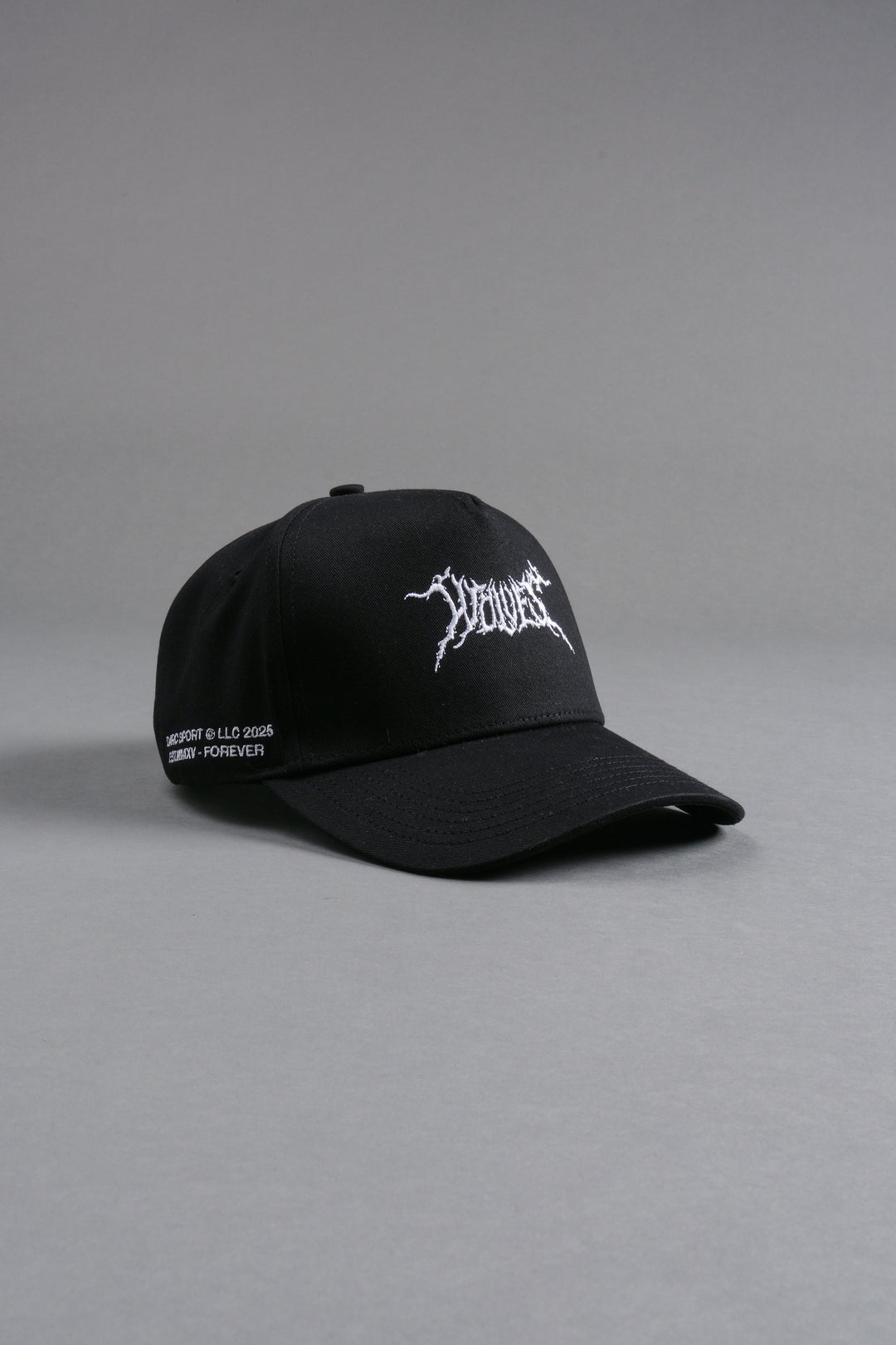 Blood & Iron 5 Panel Hat in Black