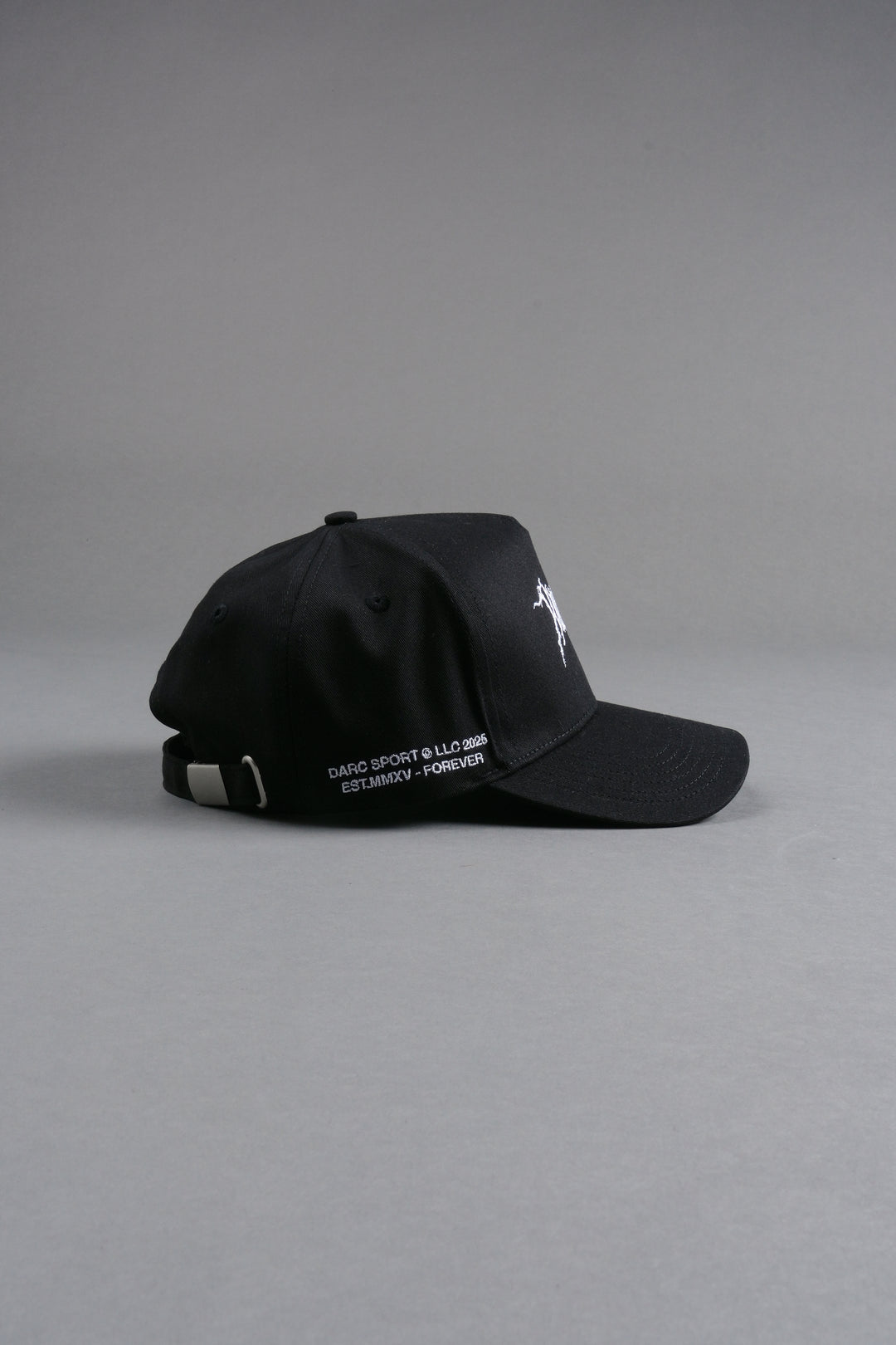 Blood & Iron 5 Panel Hat in Black