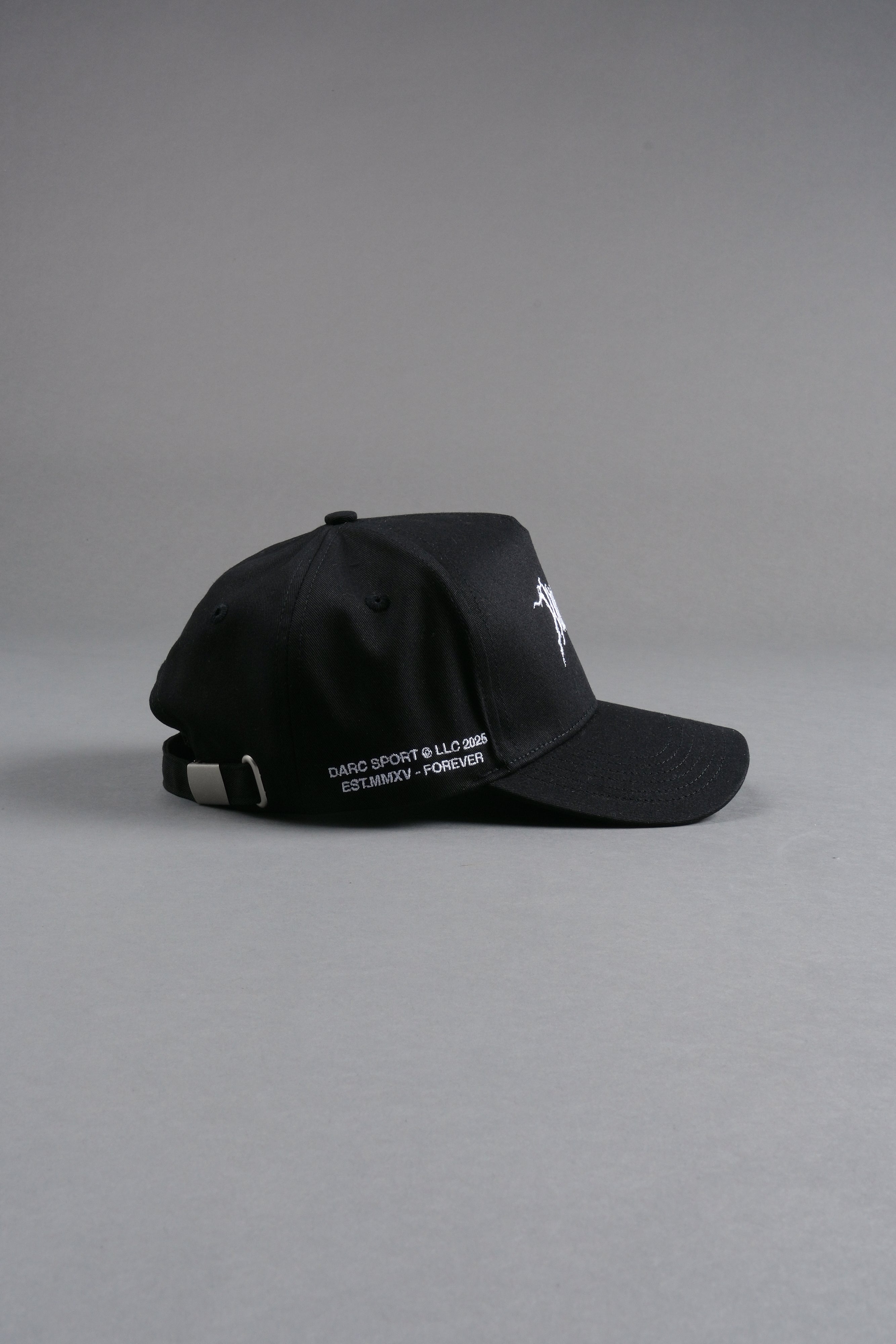 Blood & Iron 5 Panel Hat in Black