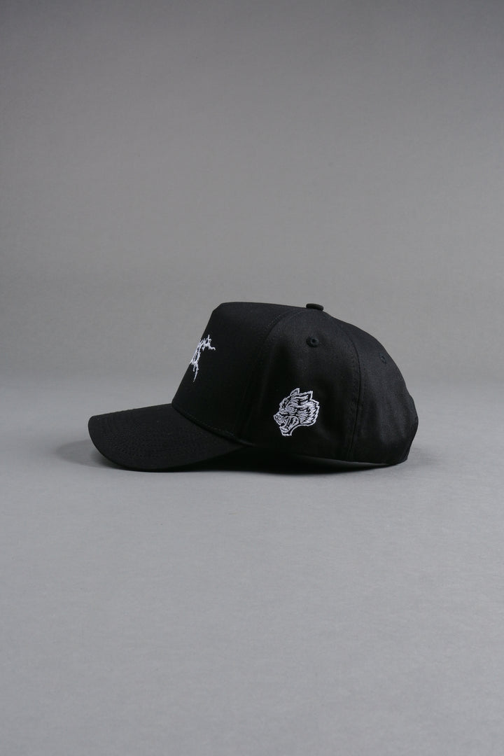 Blood & Iron 5 Panel Hat in Black
