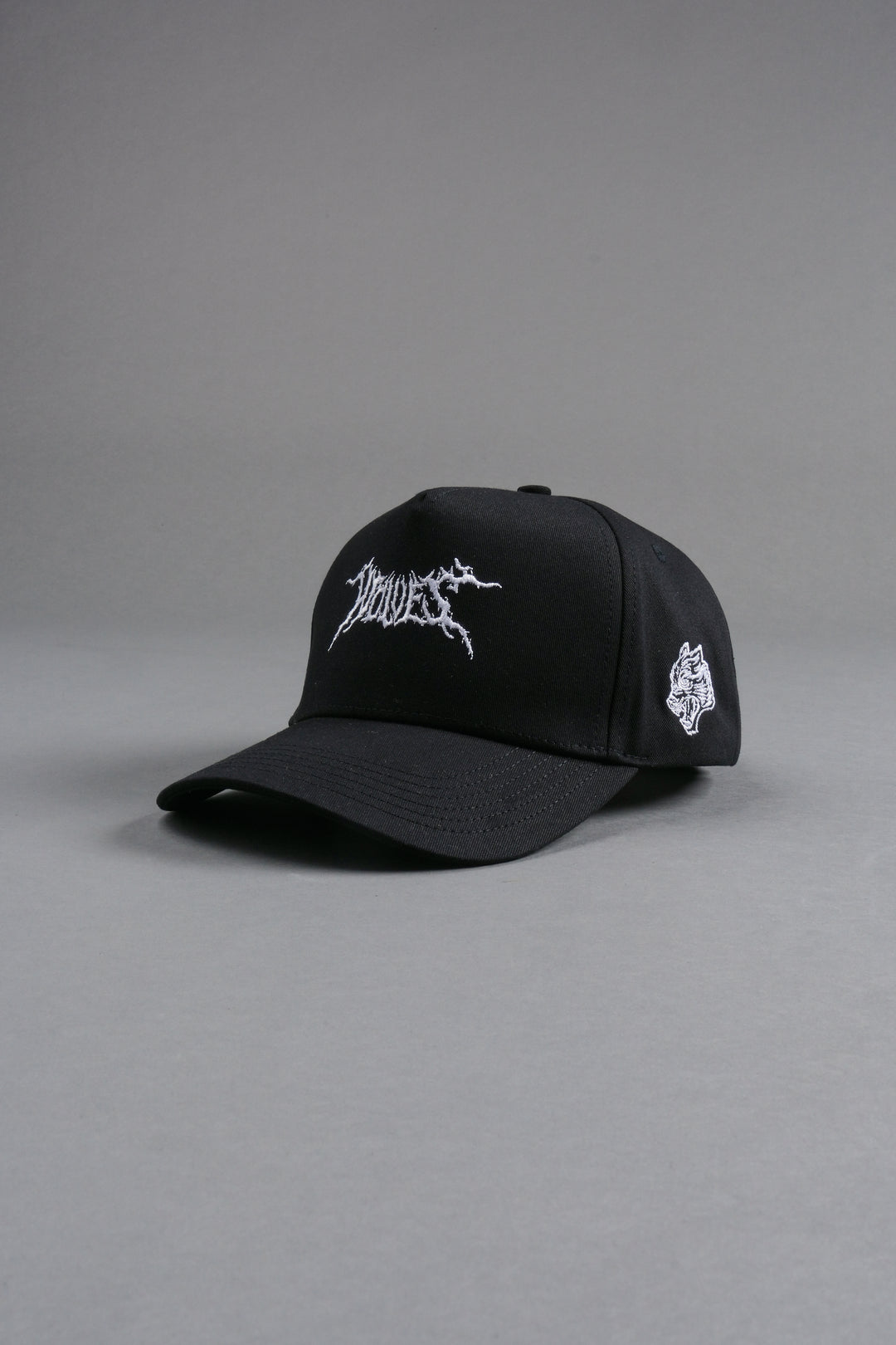 Blood & Iron 5 Panel Hat in Black