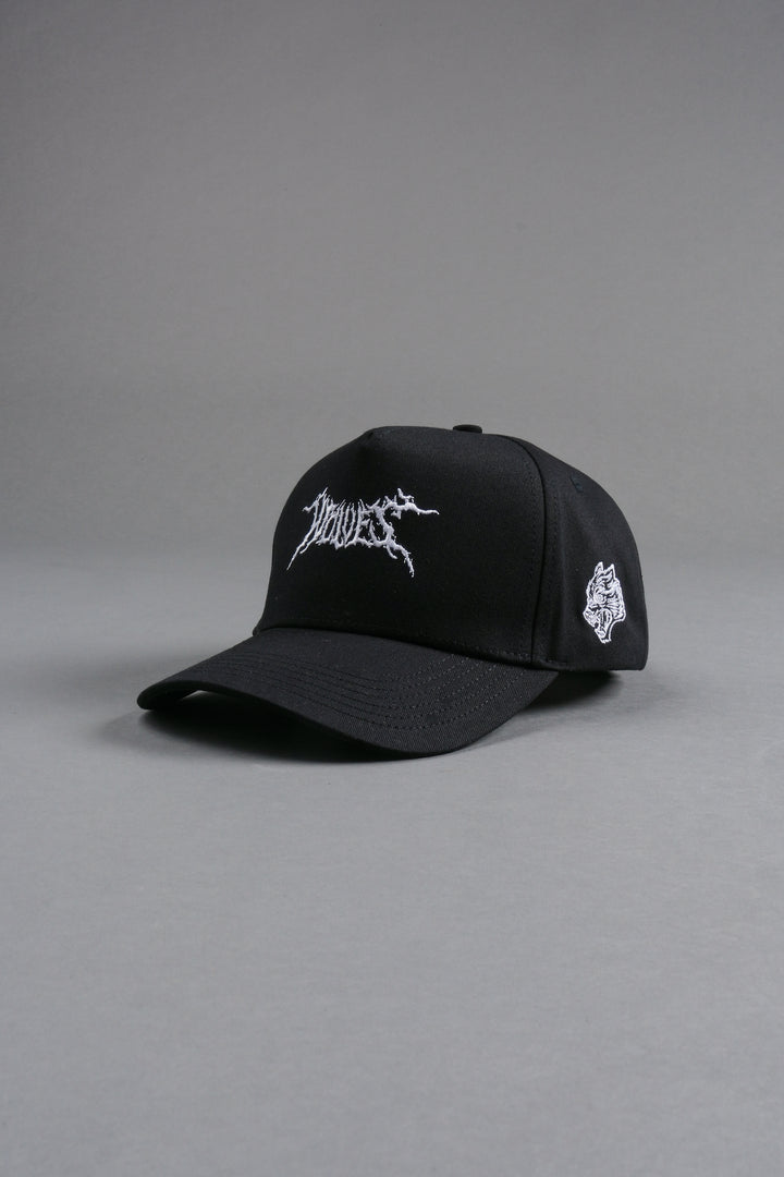 Blood & Iron 5 Panel Hat in Black