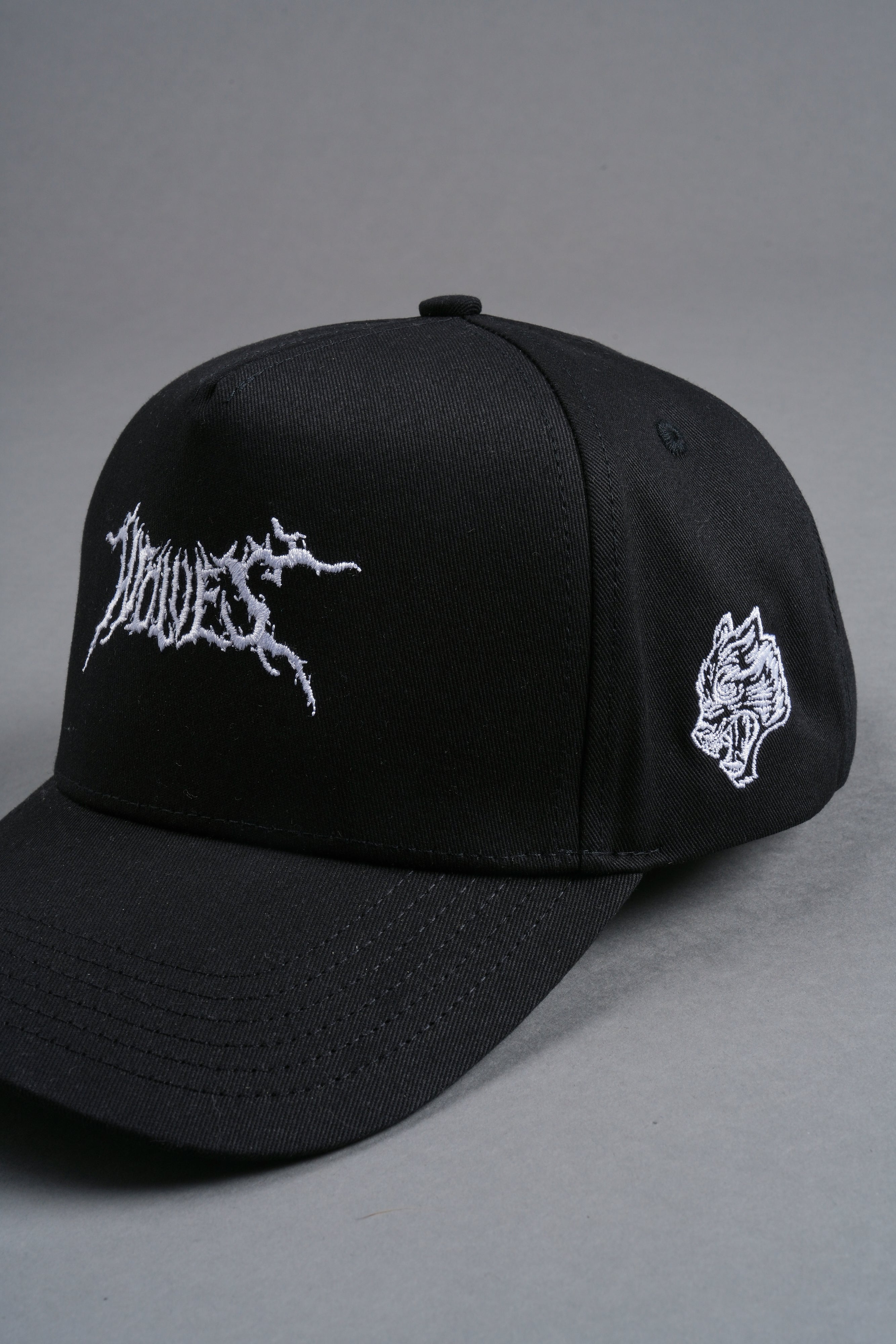 Blood & Iron 5 Panel Hat in Black