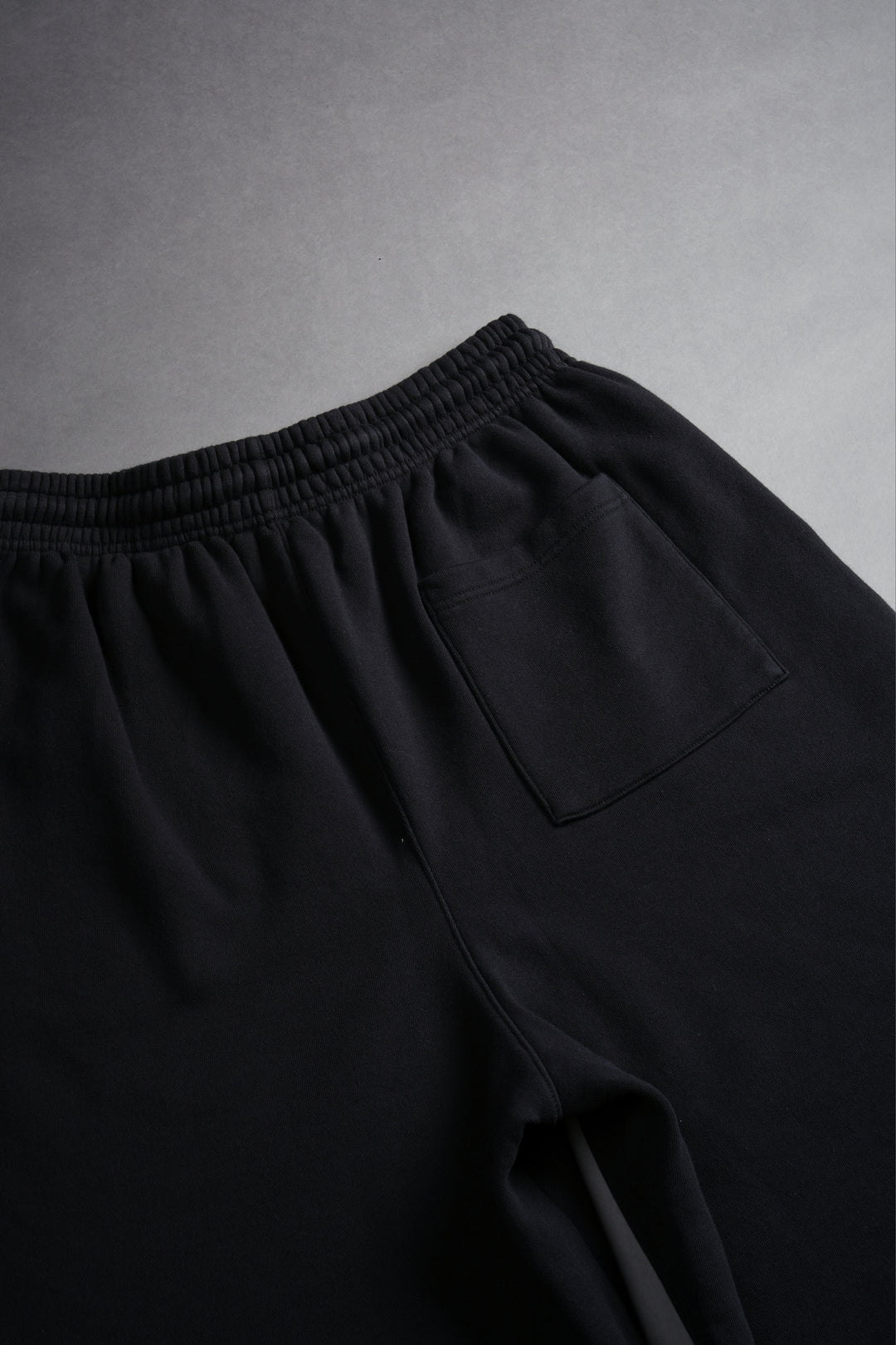 Dual Oversized Osiris Sweat Shorts in Black
