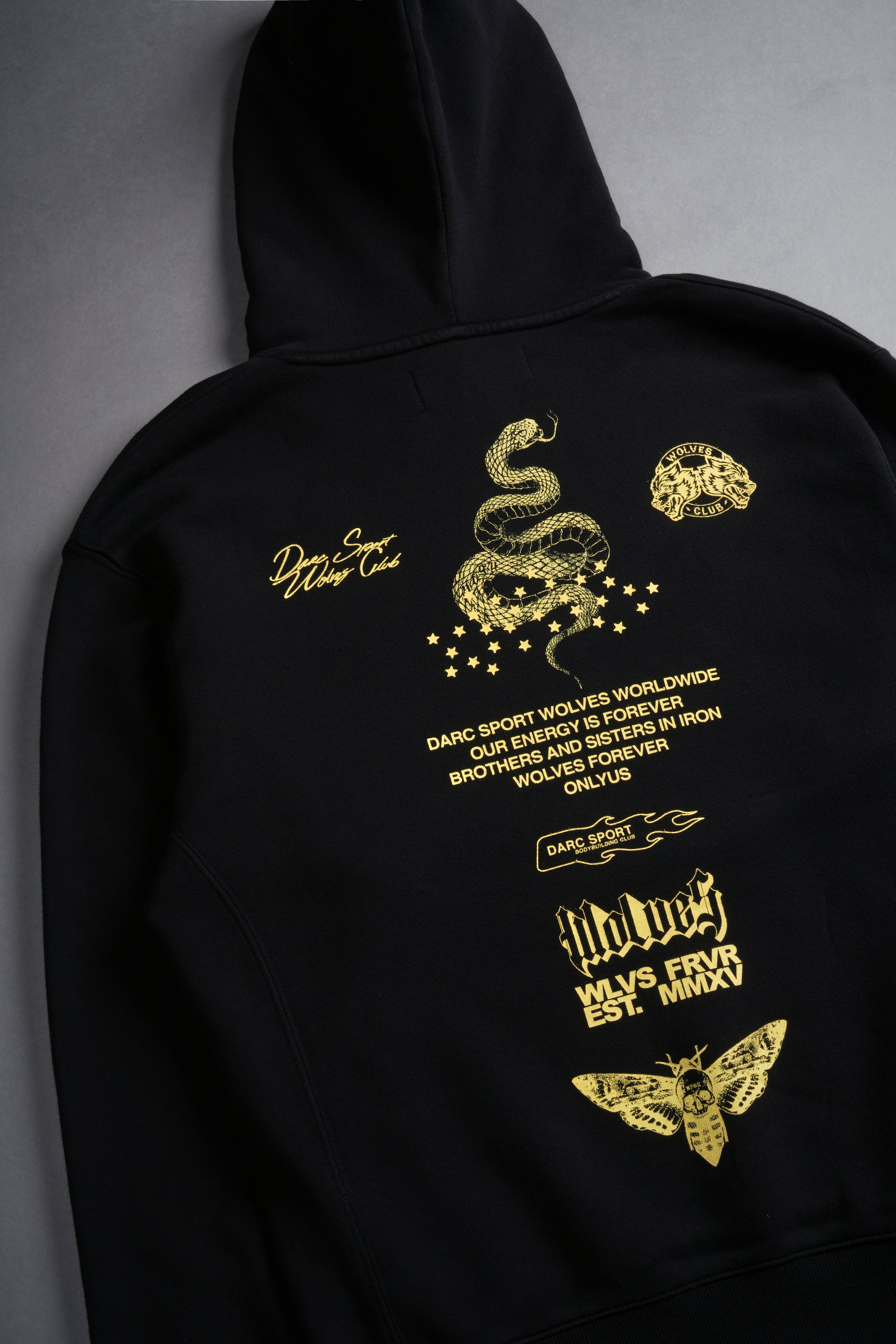 Never Back Down "Dakota" Hoodie in Black