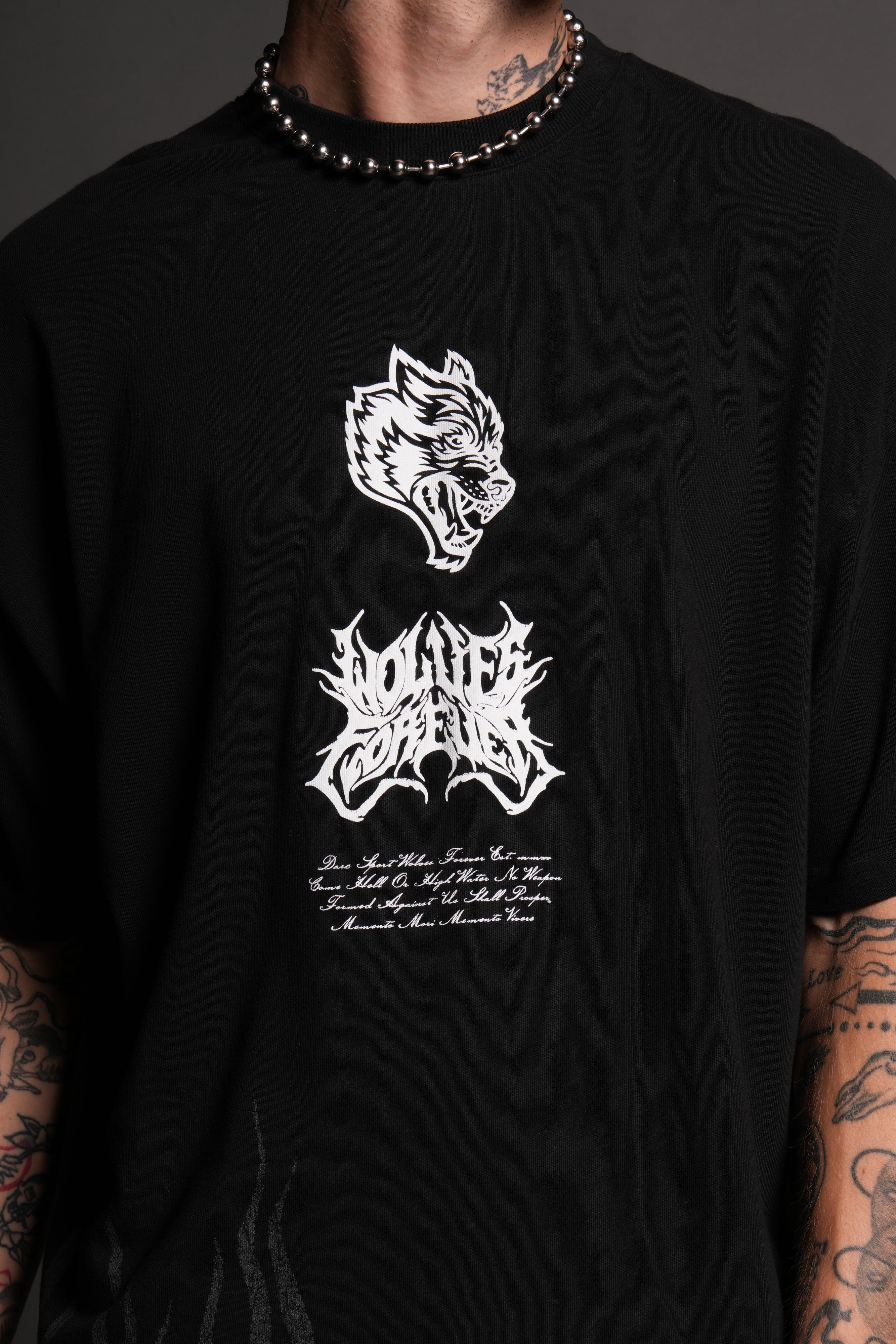 Deidara Premium Oversized Tee in Black