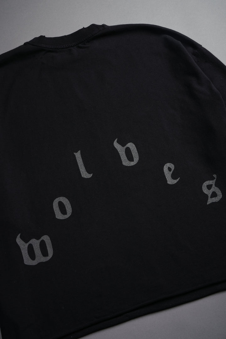 Sub-Zero Distressed Grunge Box Cut Tee V2 in Black