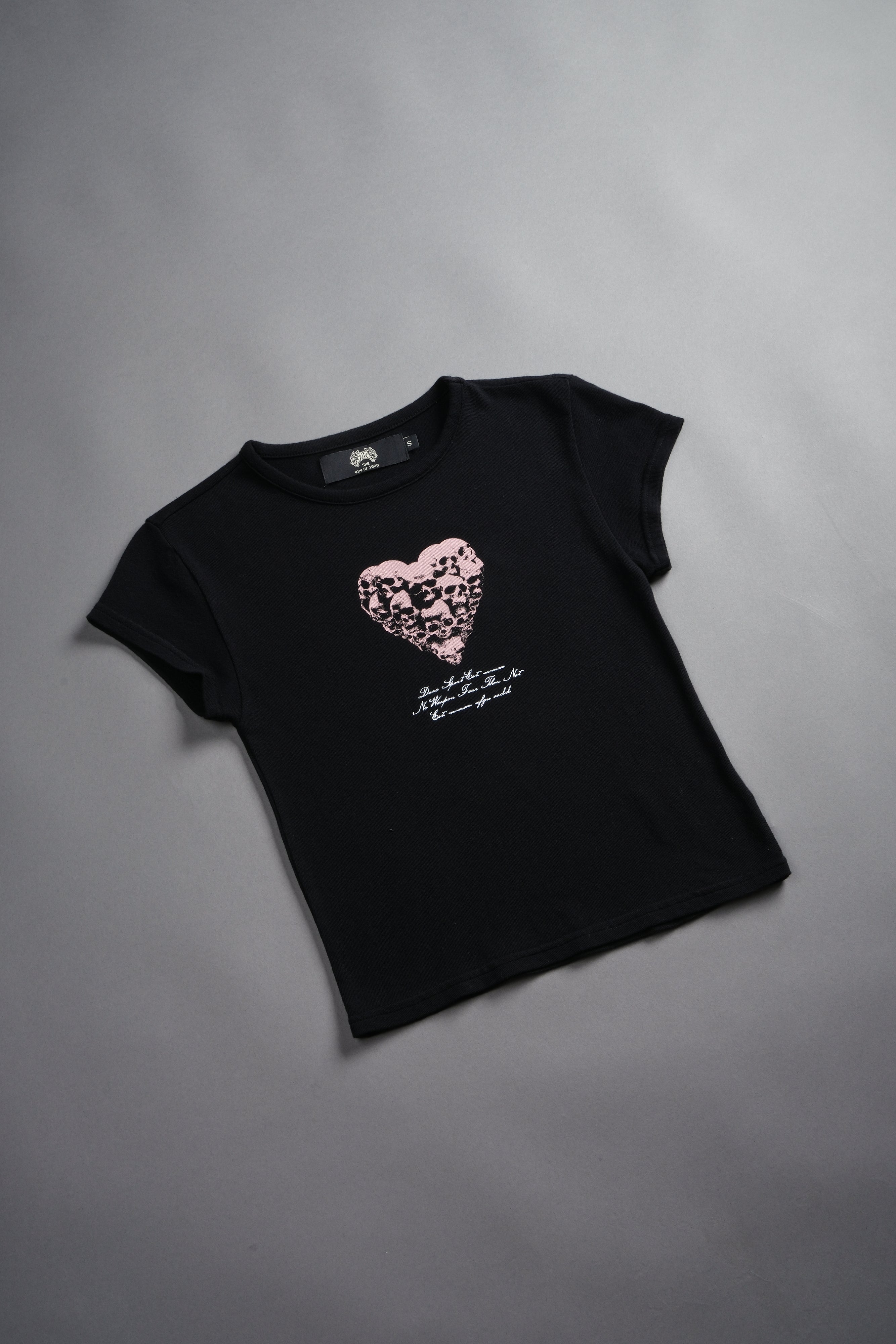 Memento Amore "Baby" Tee in Black