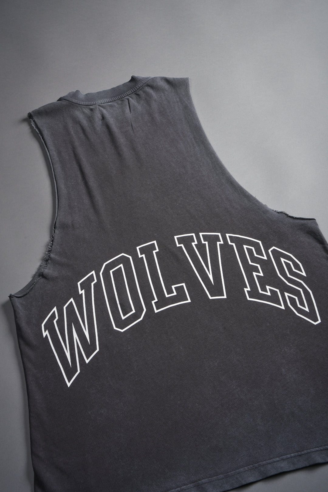 Grim Future "Tommy" Muscle Tee in Wolf Gray