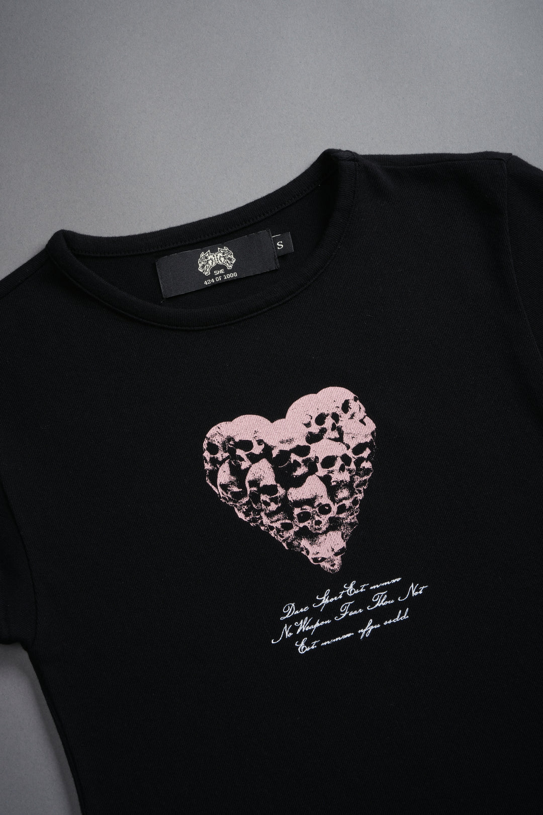 Memento Amore "Baby" Tee in Black