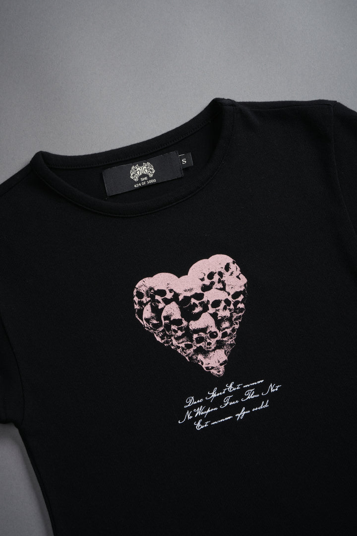 Memento Amore "Baby" Tee in Black