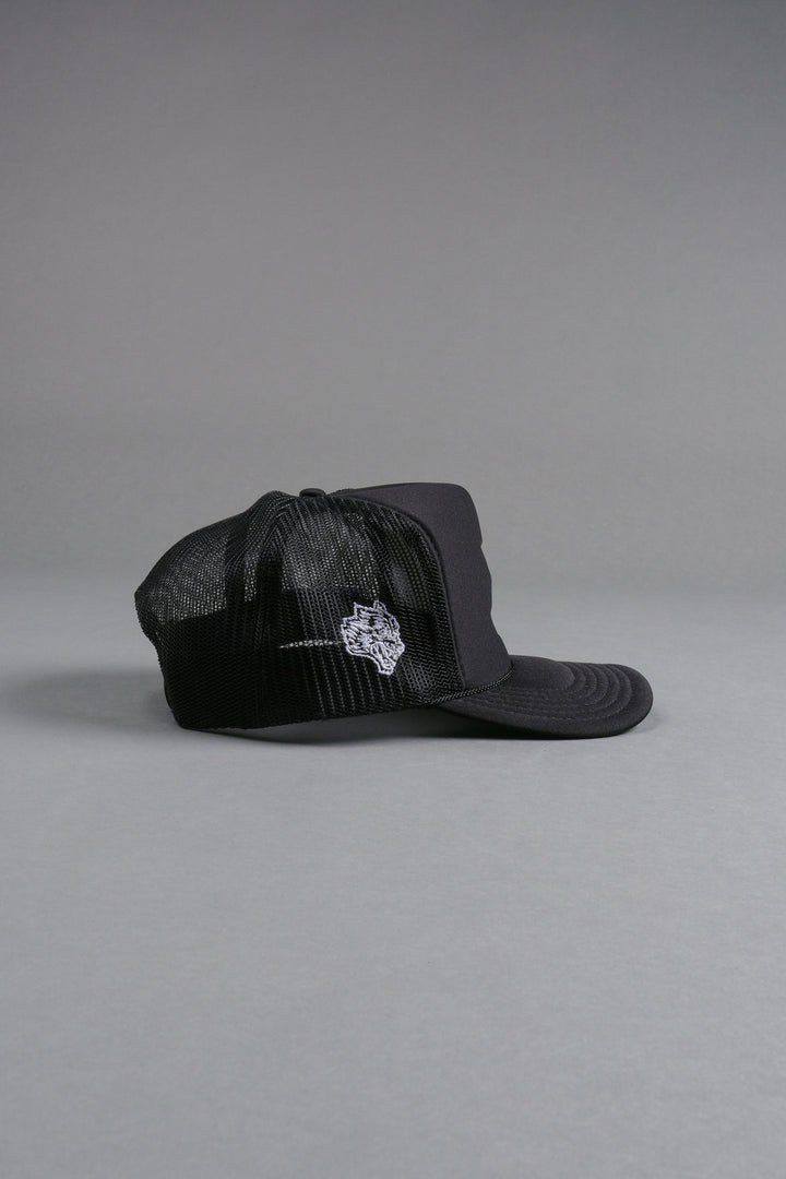 Cherub and the Skull Trucker Hat in Black