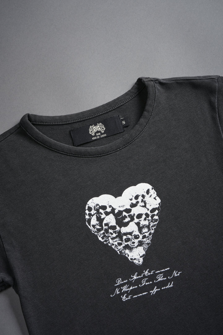 Memento Amore "Baby" Tee in Wolf Gray