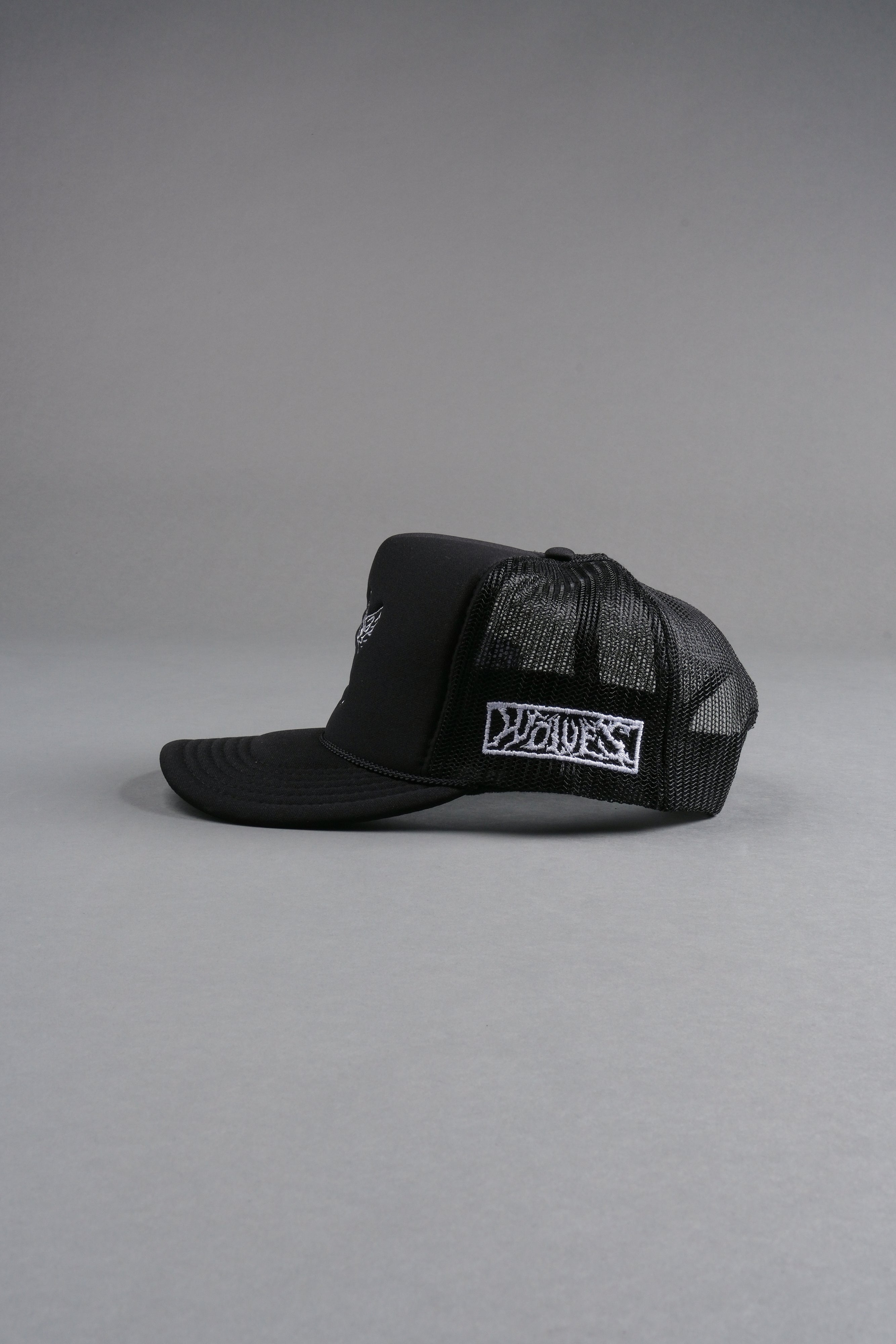 Cherub and the Skull Trucker Hat in Black