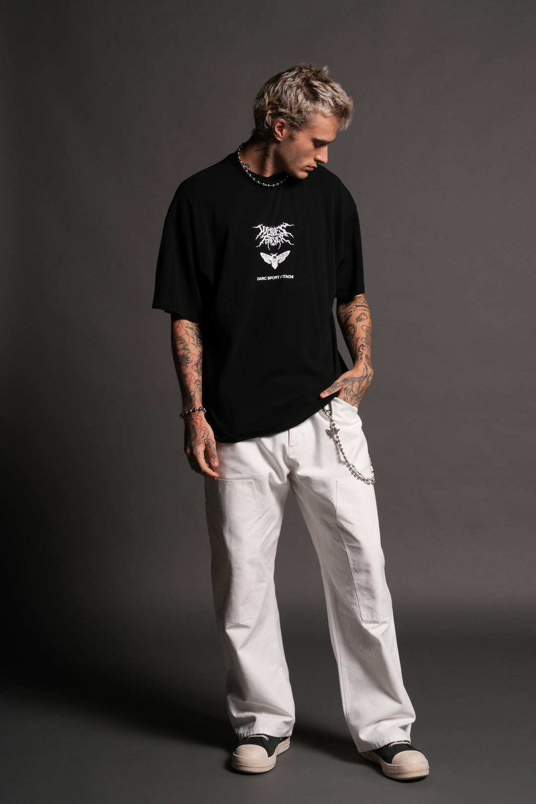 Will of Fire "Premium" Oversized Tee in Black