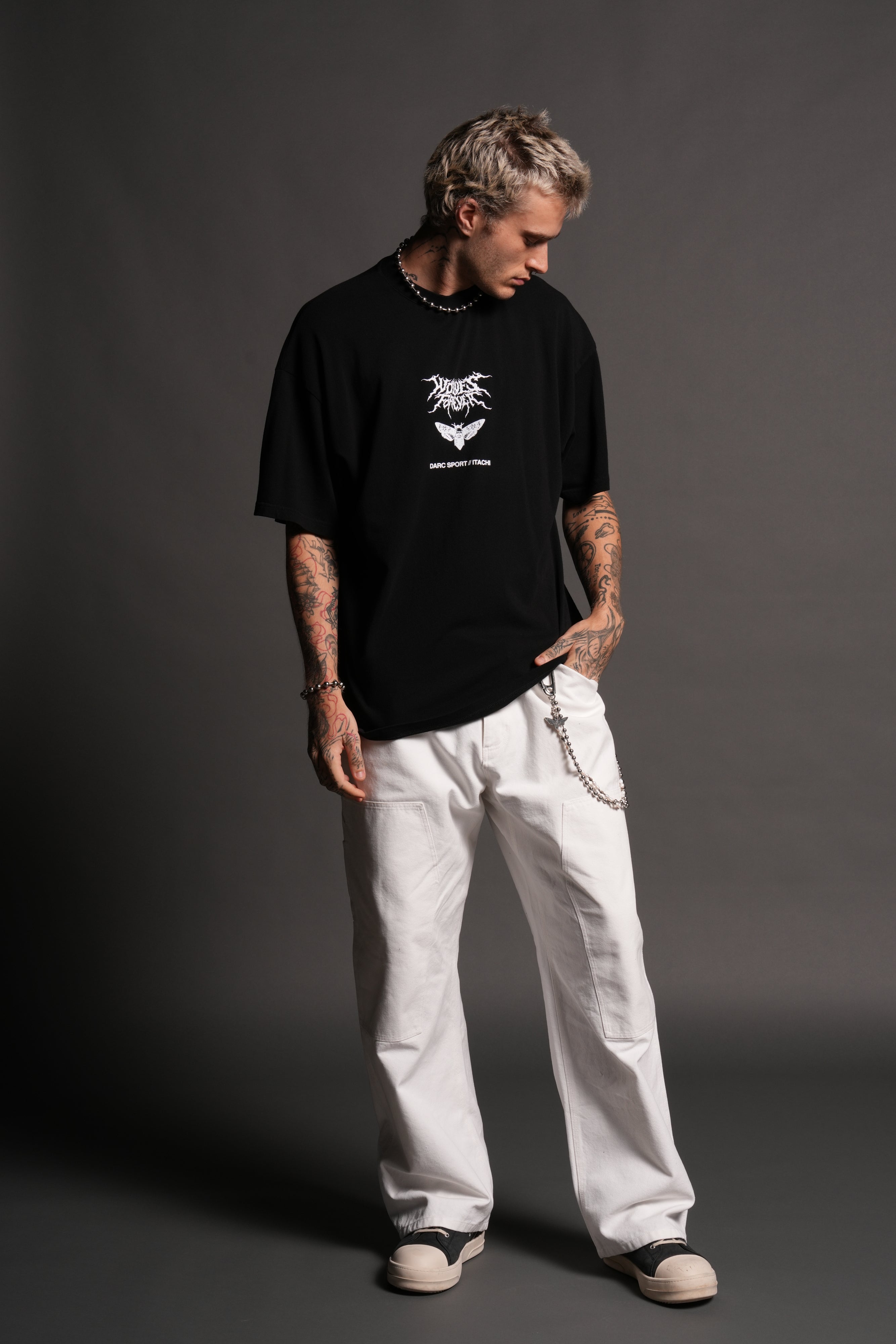 Will of Fire "Premium" Oversized Tee in Black
