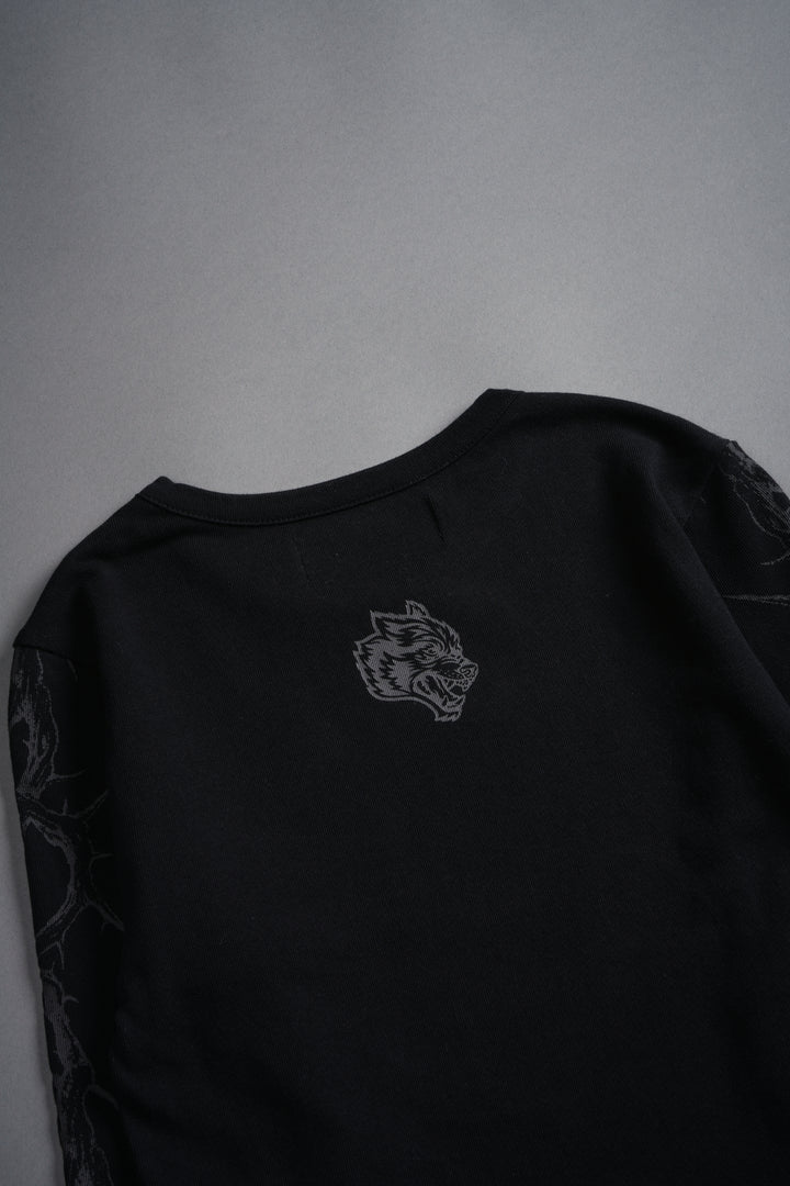 Surrounded by Thorns L/S "Baby" Tee in Black