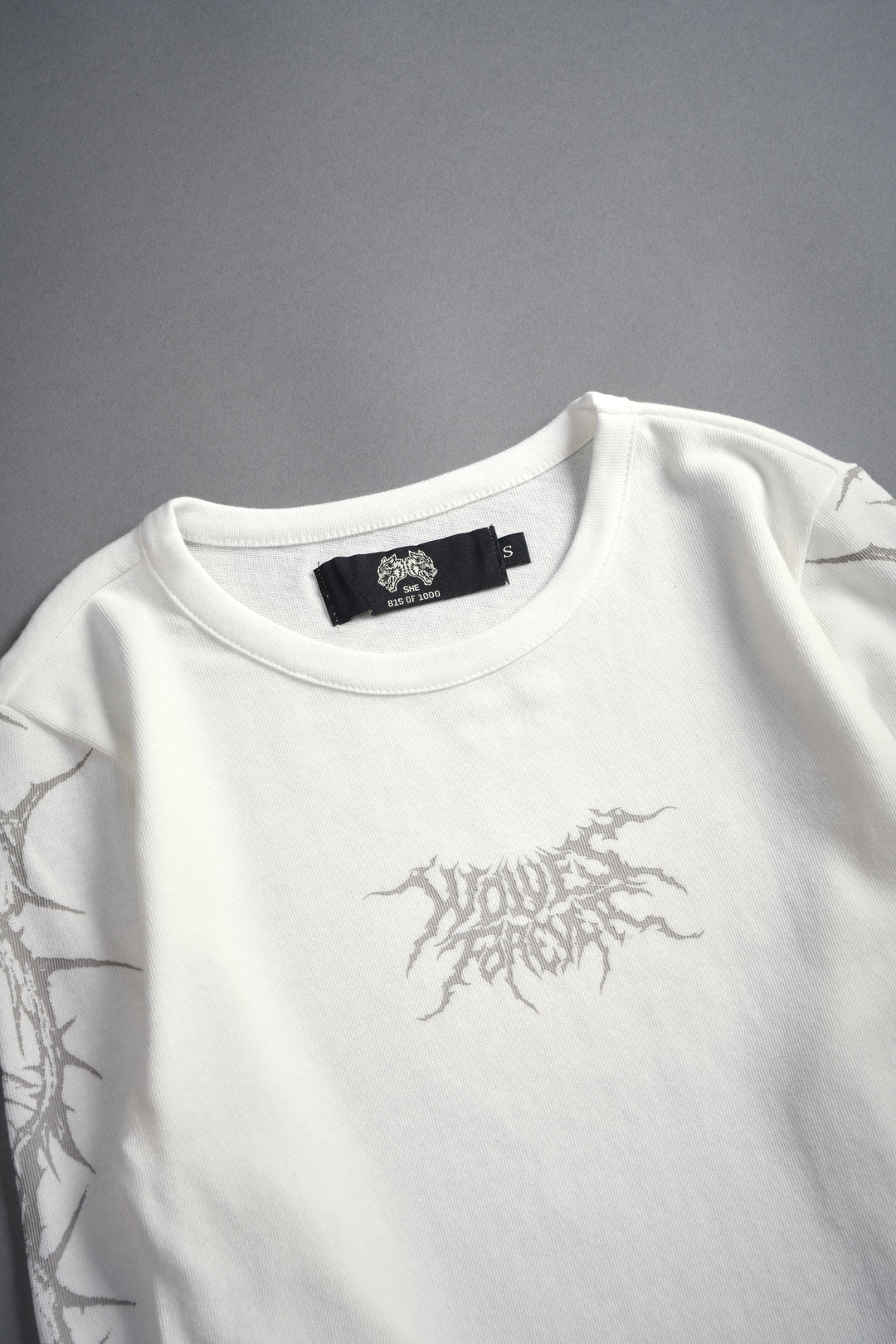 Surrounded by Thorns L/S "Baby" Tee in Cream