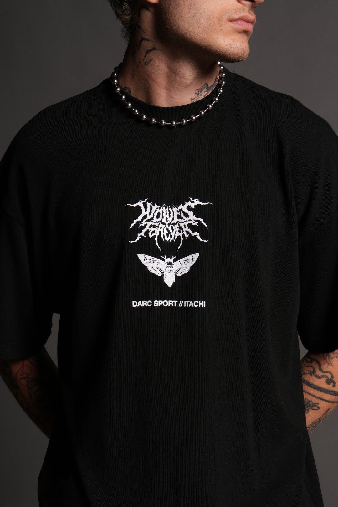 Will of Fire "Premium" Oversized Tee in Black