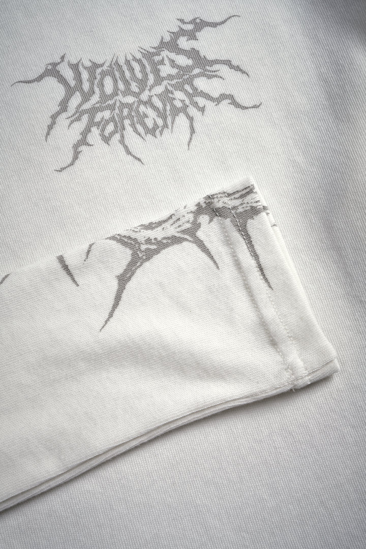 Surrounded by Thorns L/S "Baby" Tee in Cream