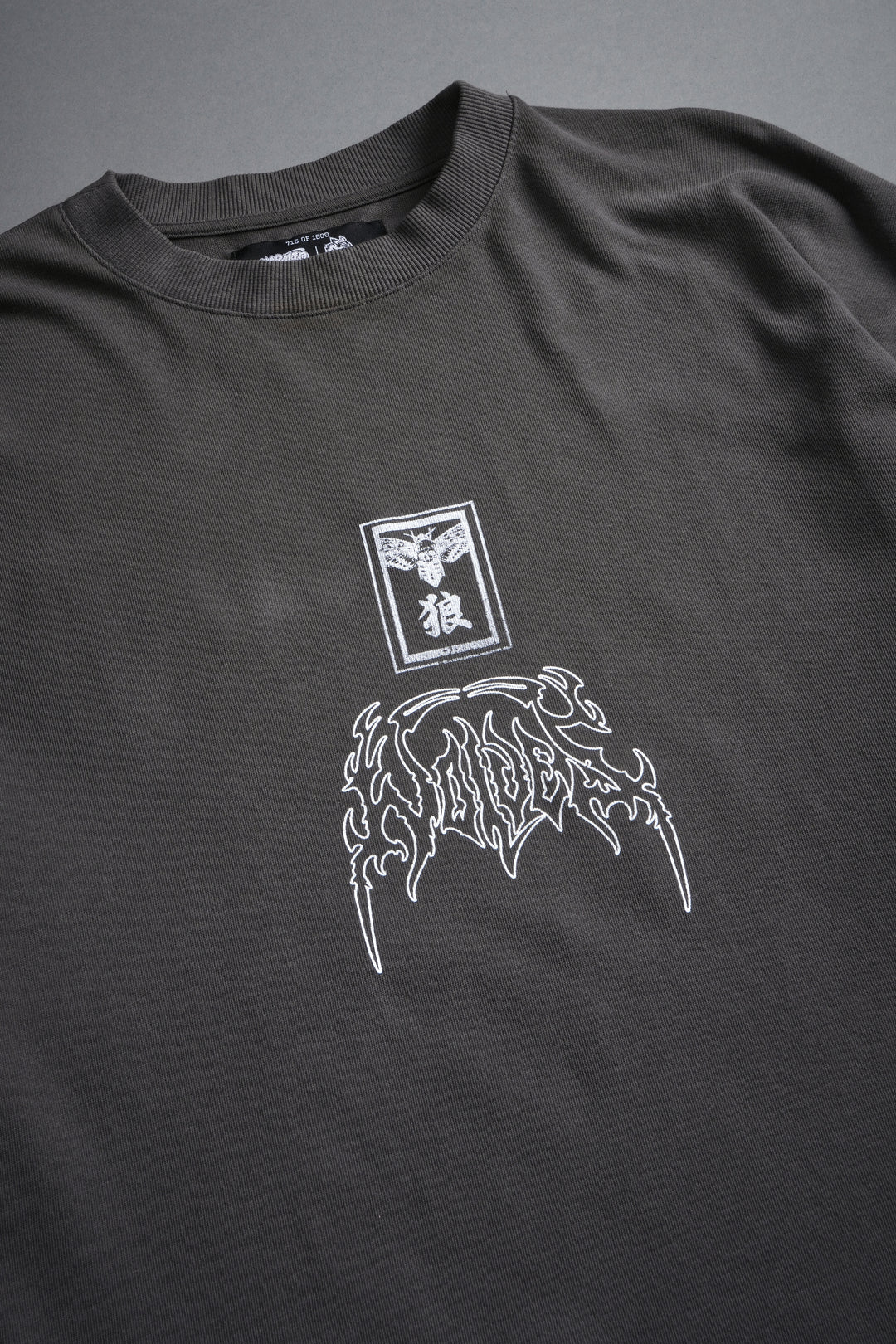 Rasengan Premium Oversized Tee in Wolf Gray