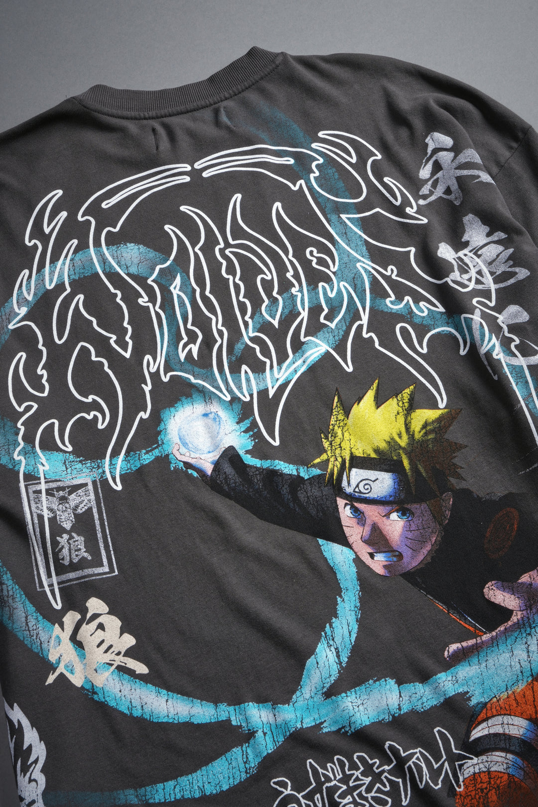 Rasengan Premium Oversized Tee in Wolf Gray