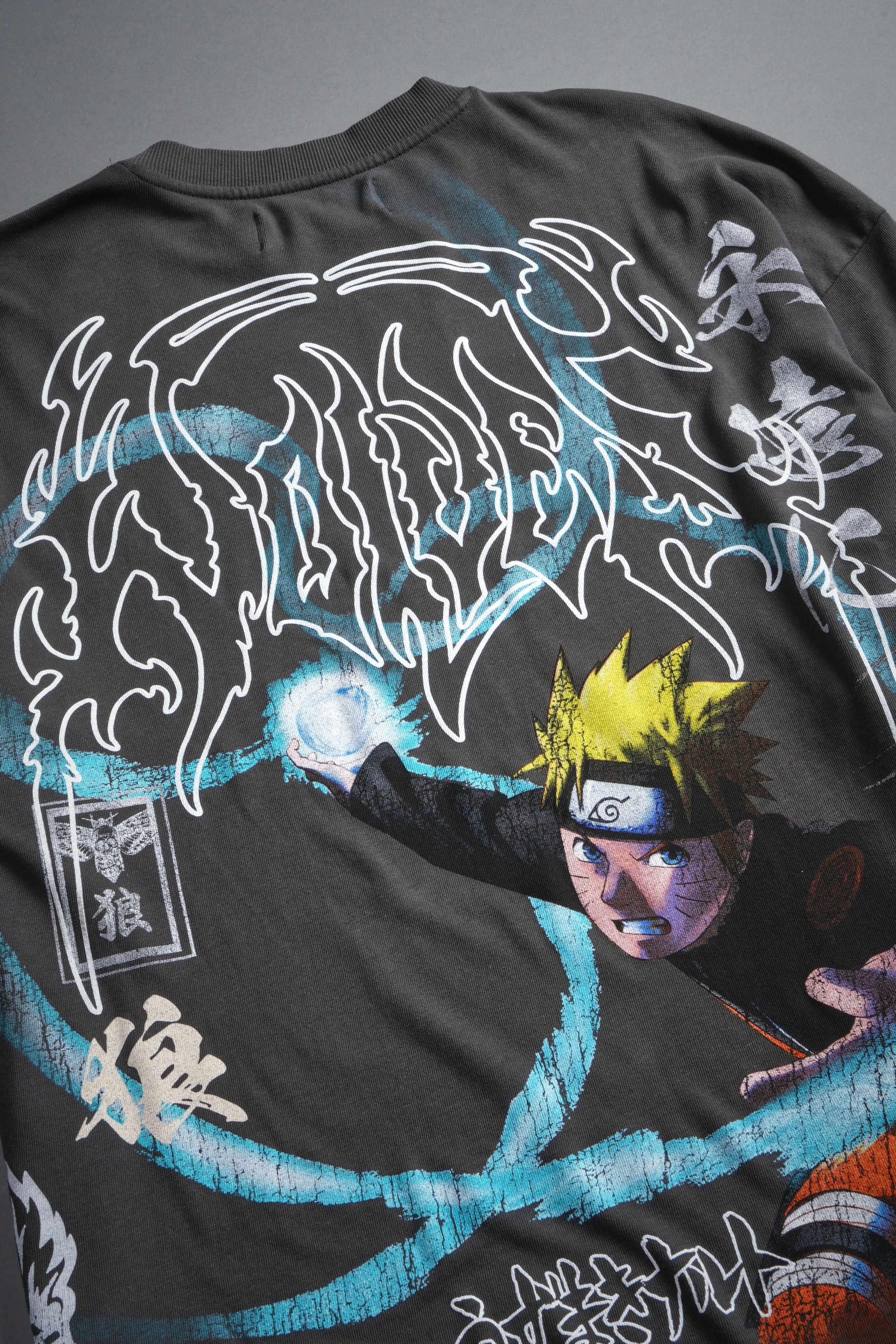 Rasengan Premium Oversized Tee in Wolf Gray