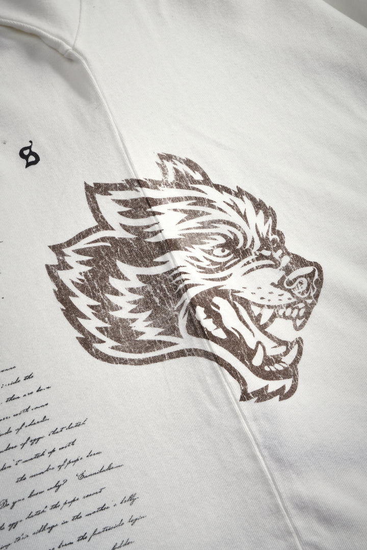 Darc Ninja Premium Oversized Tee in Cream
