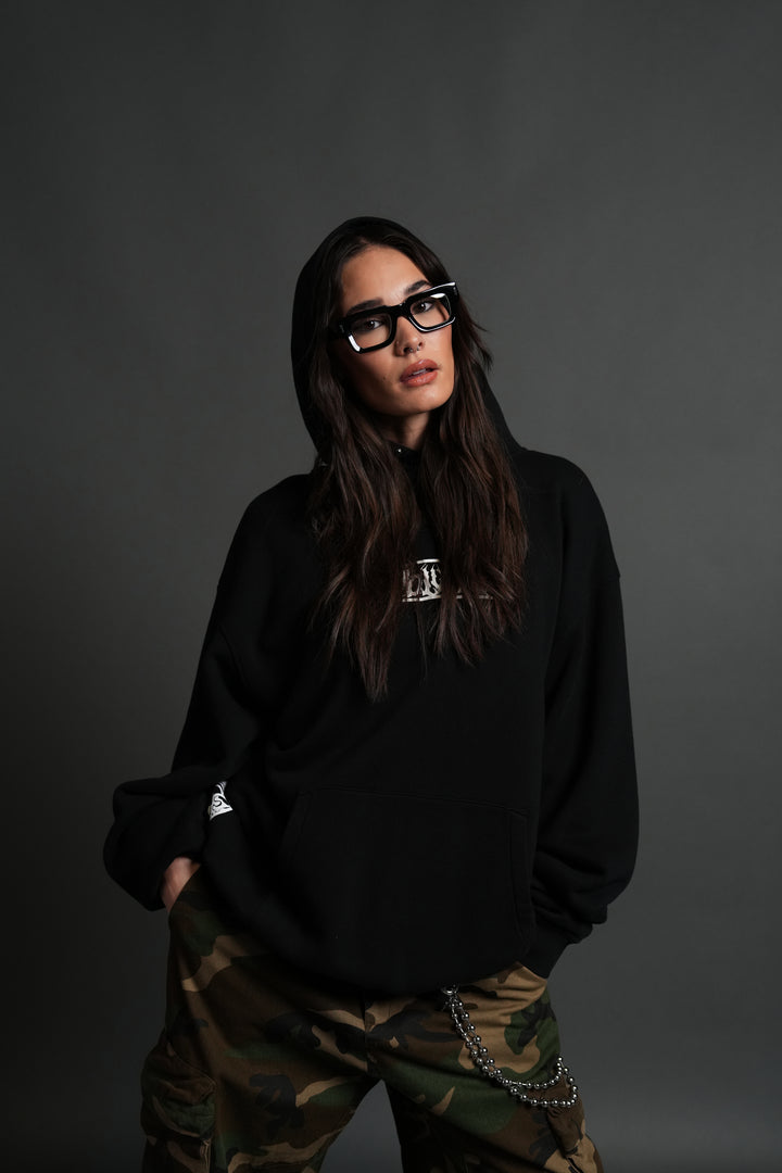 Darc Hunter "Pierce" Hoodie in Black