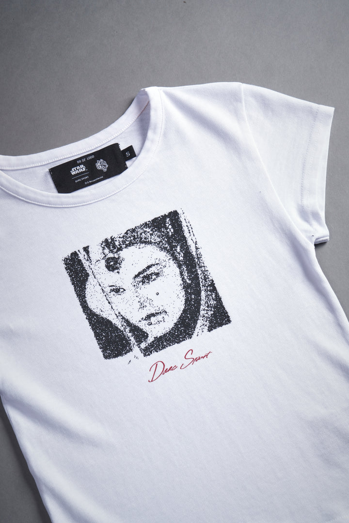 The Queen "Baby" Tee in White