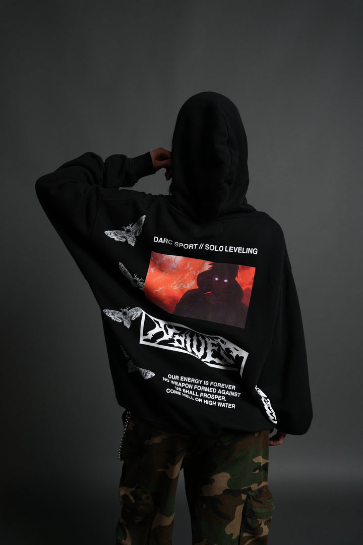 Darc Hunter "Pierce" Hoodie in Black