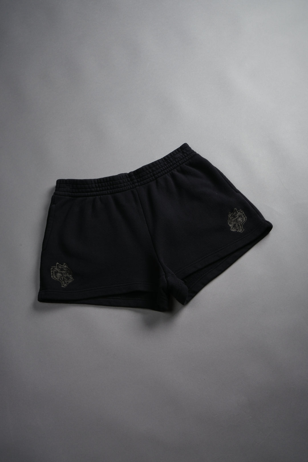 Dual Ellie Sweat Shorts in Black