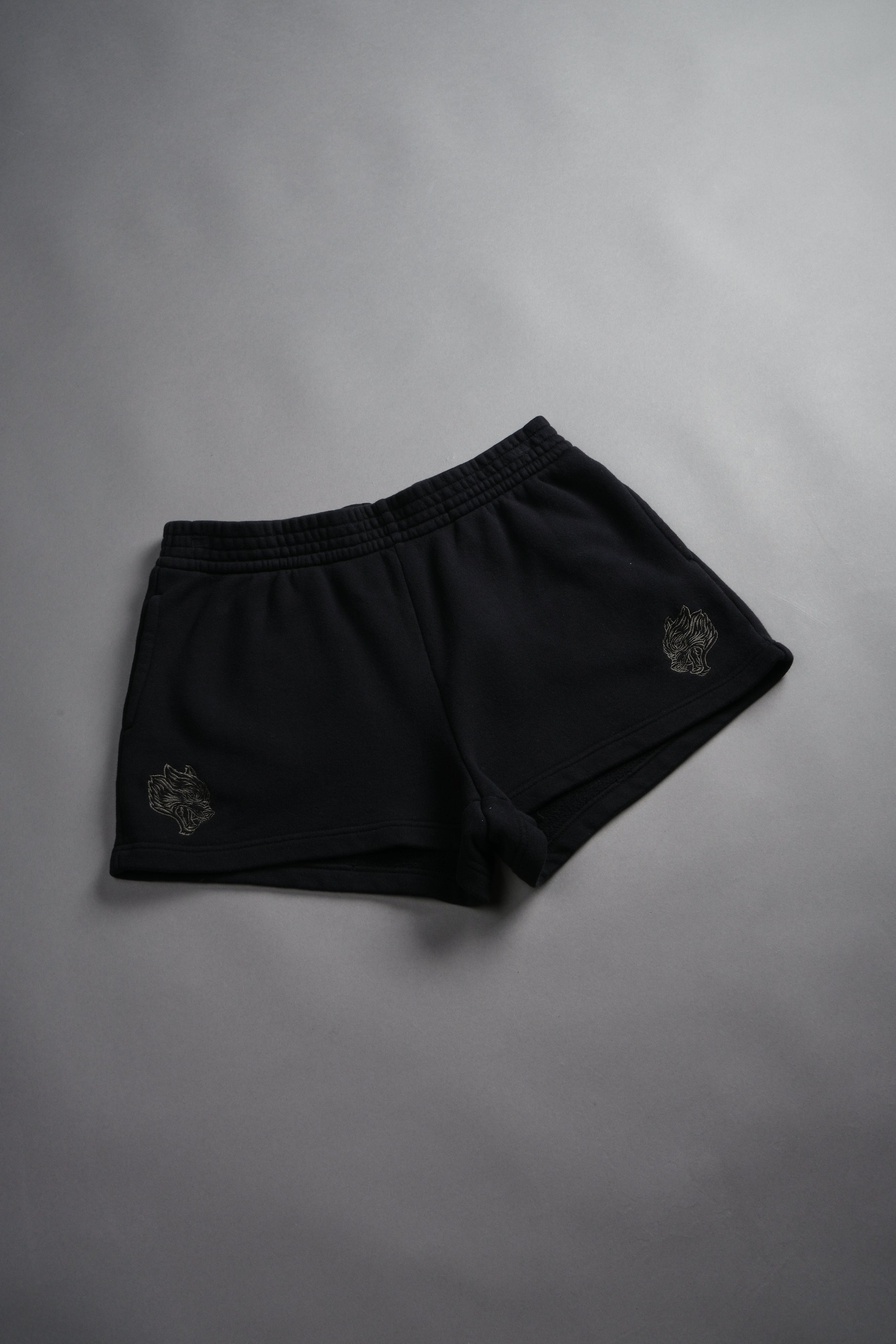 Dual Ellie Sweat Shorts in Black