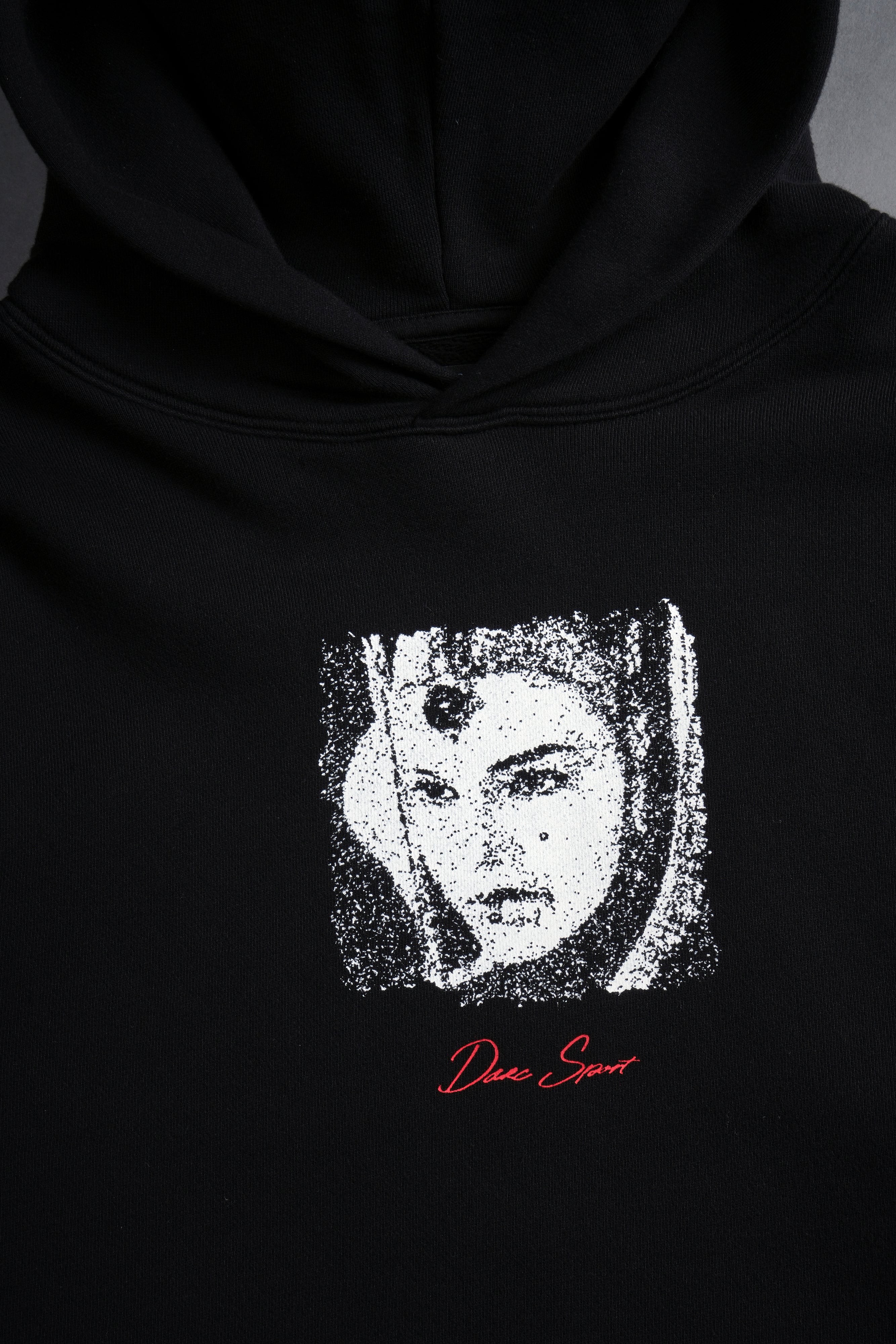 The Queen "Wyoming" (Cropped) Hoodie in Black