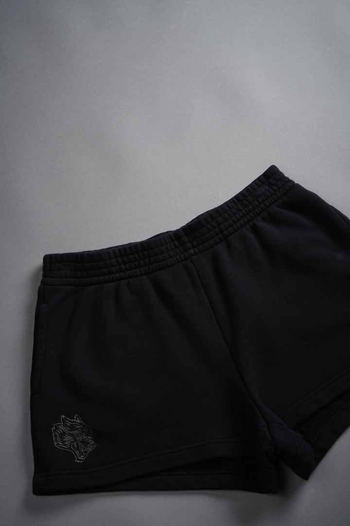 Dual Ellie Sweat Shorts in Black
