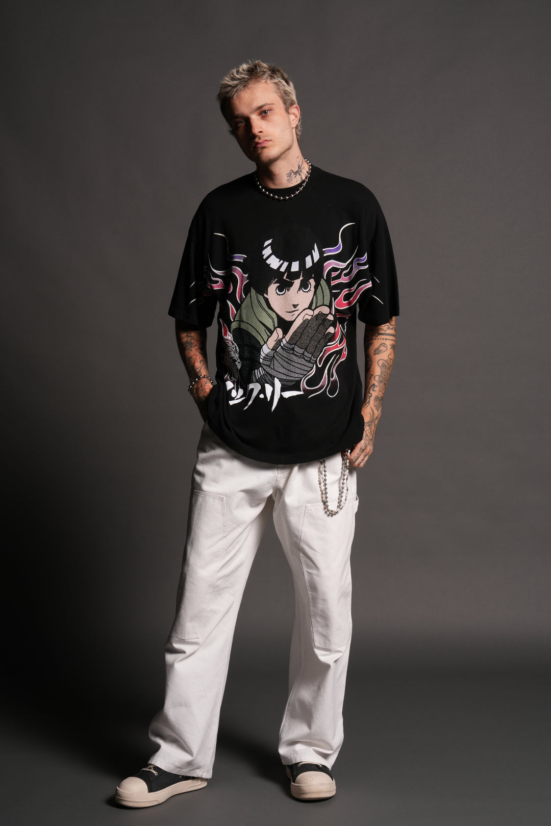 Rock V2 "Premium" Oversized Tee in Black