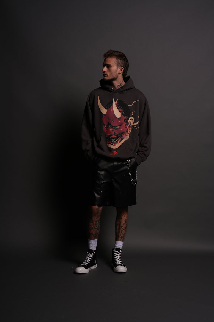 Oni Code "Pierce" Hoodie in Wolf Gray