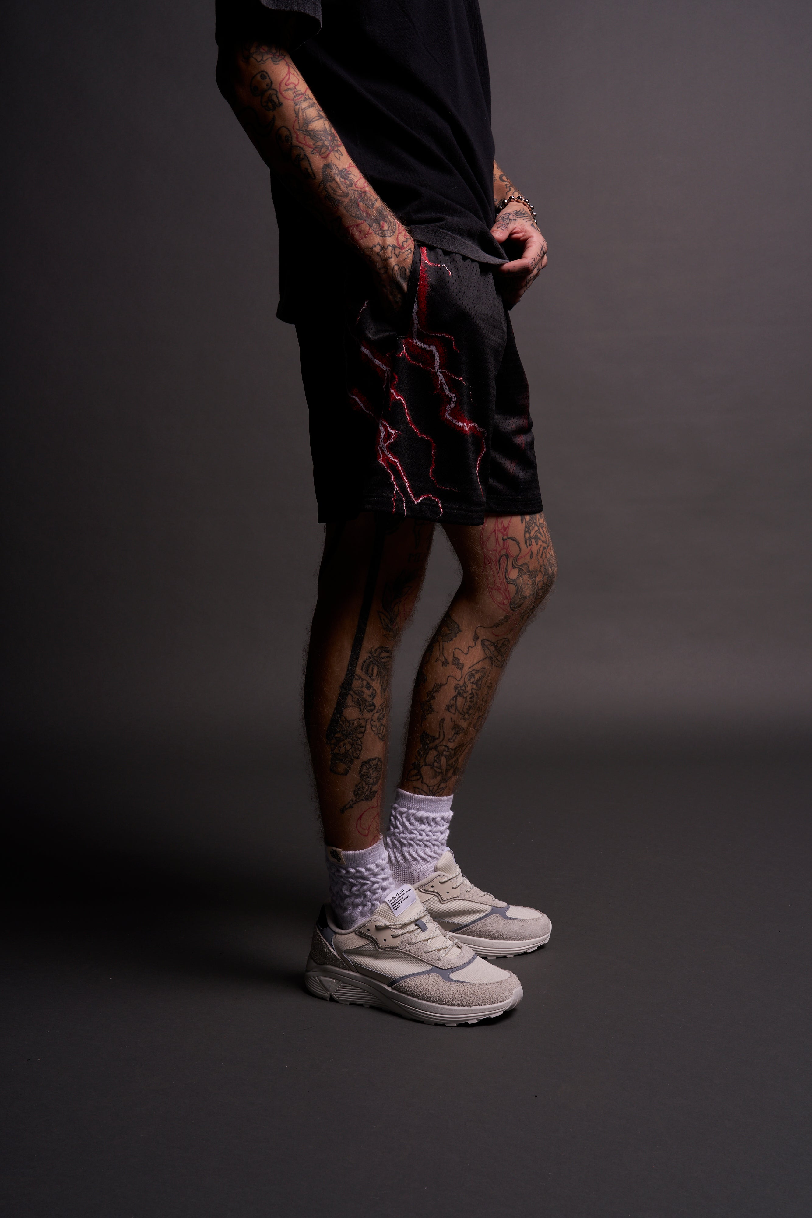 The Power Of The Dark Side Maul Mesh Shorts in Black – DarcSport