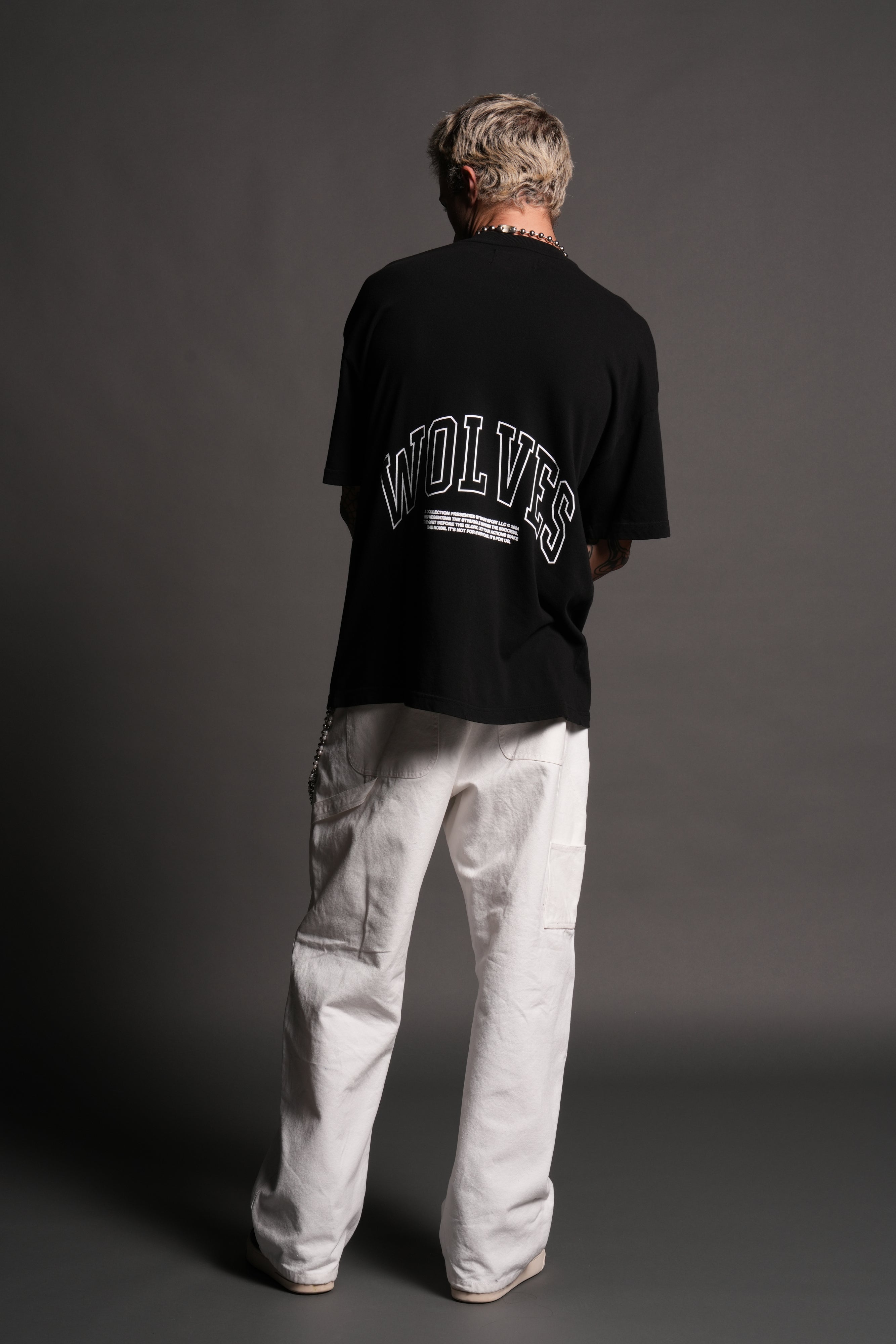 Rock V2 "Premium" Oversized Tee in Black