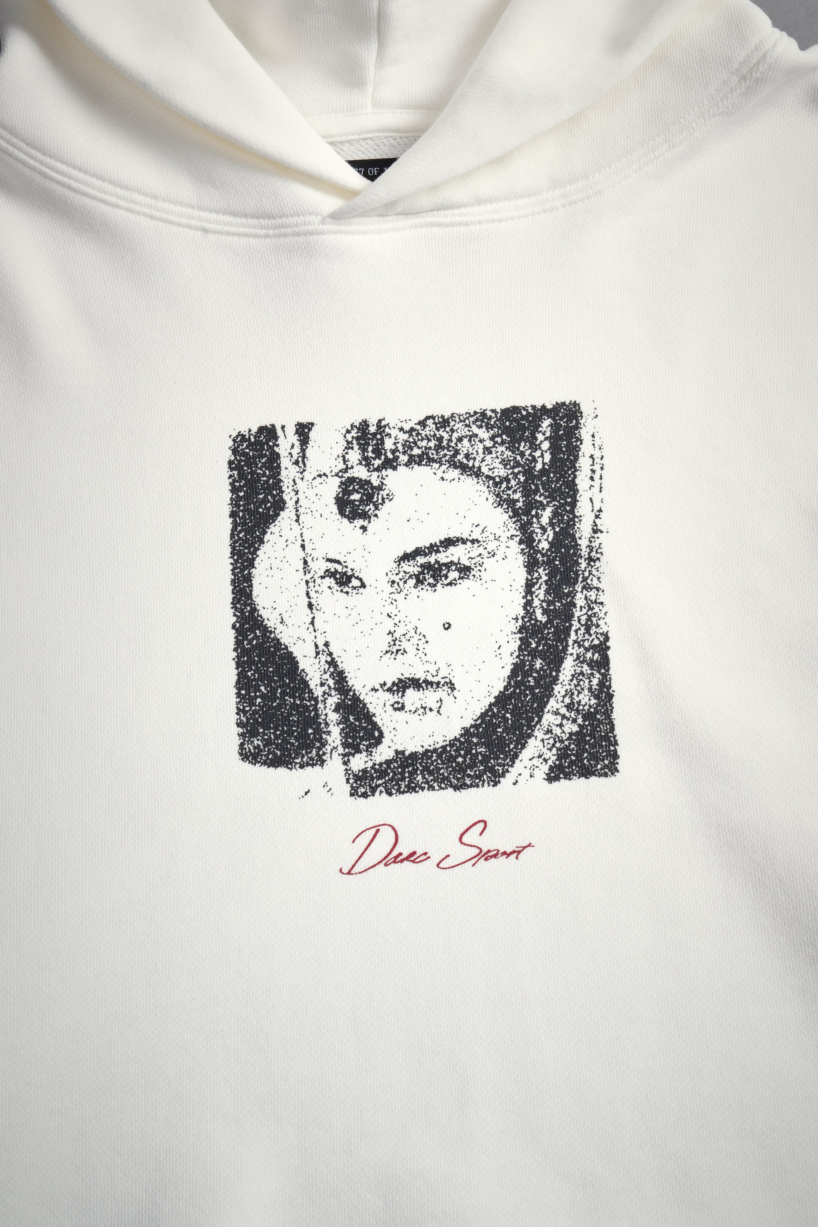 The Queen "Wyoming" (Cropped) Hoodie in Cream