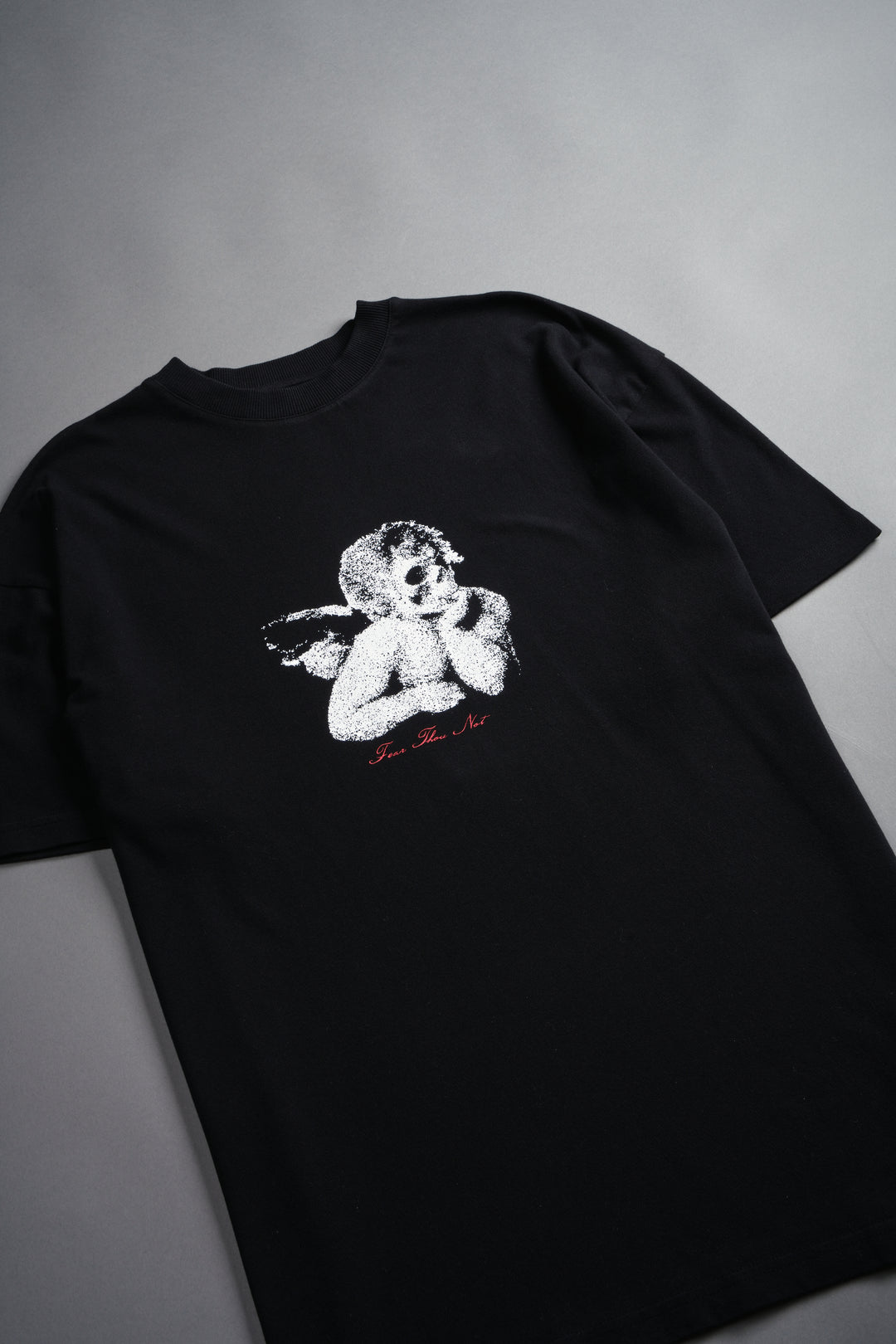 Fallen Halo Oversized "Premium" Unisex Tee in Black