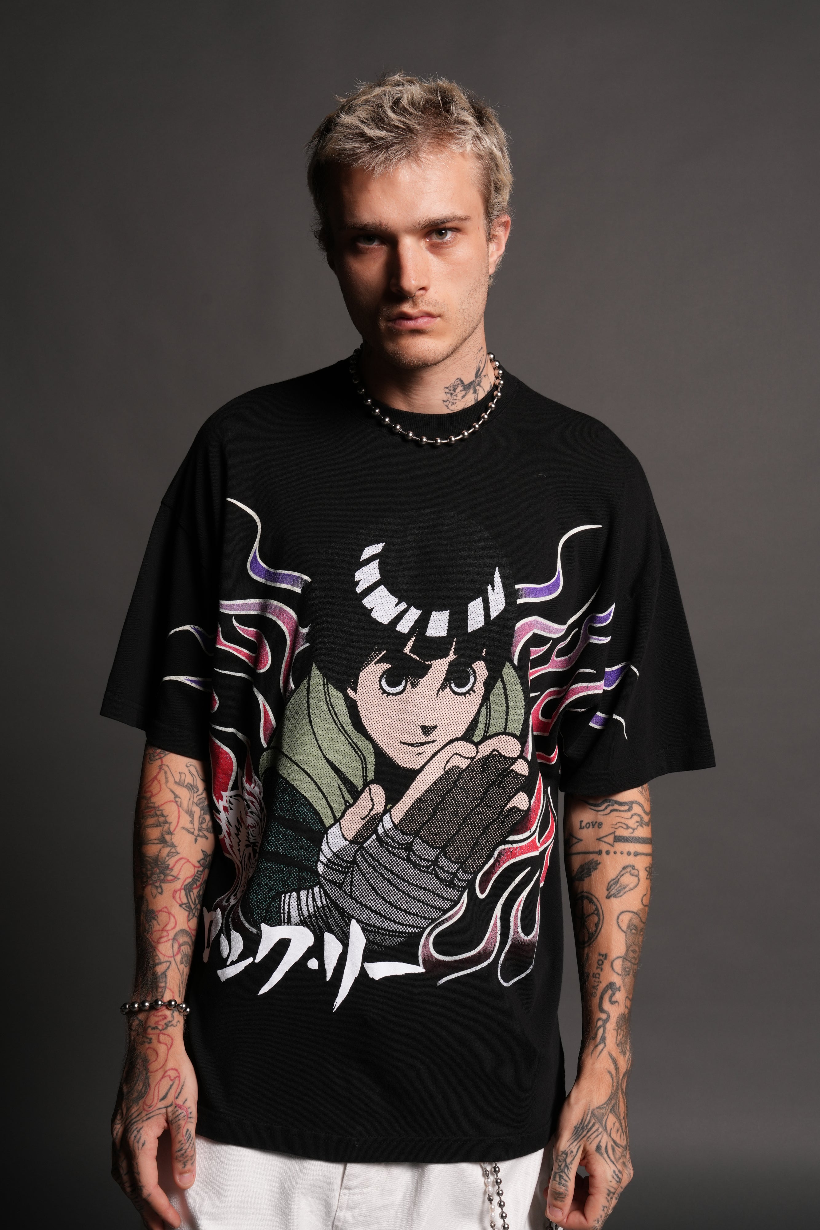 Rock V2 "Premium" Oversized Tee in Black
