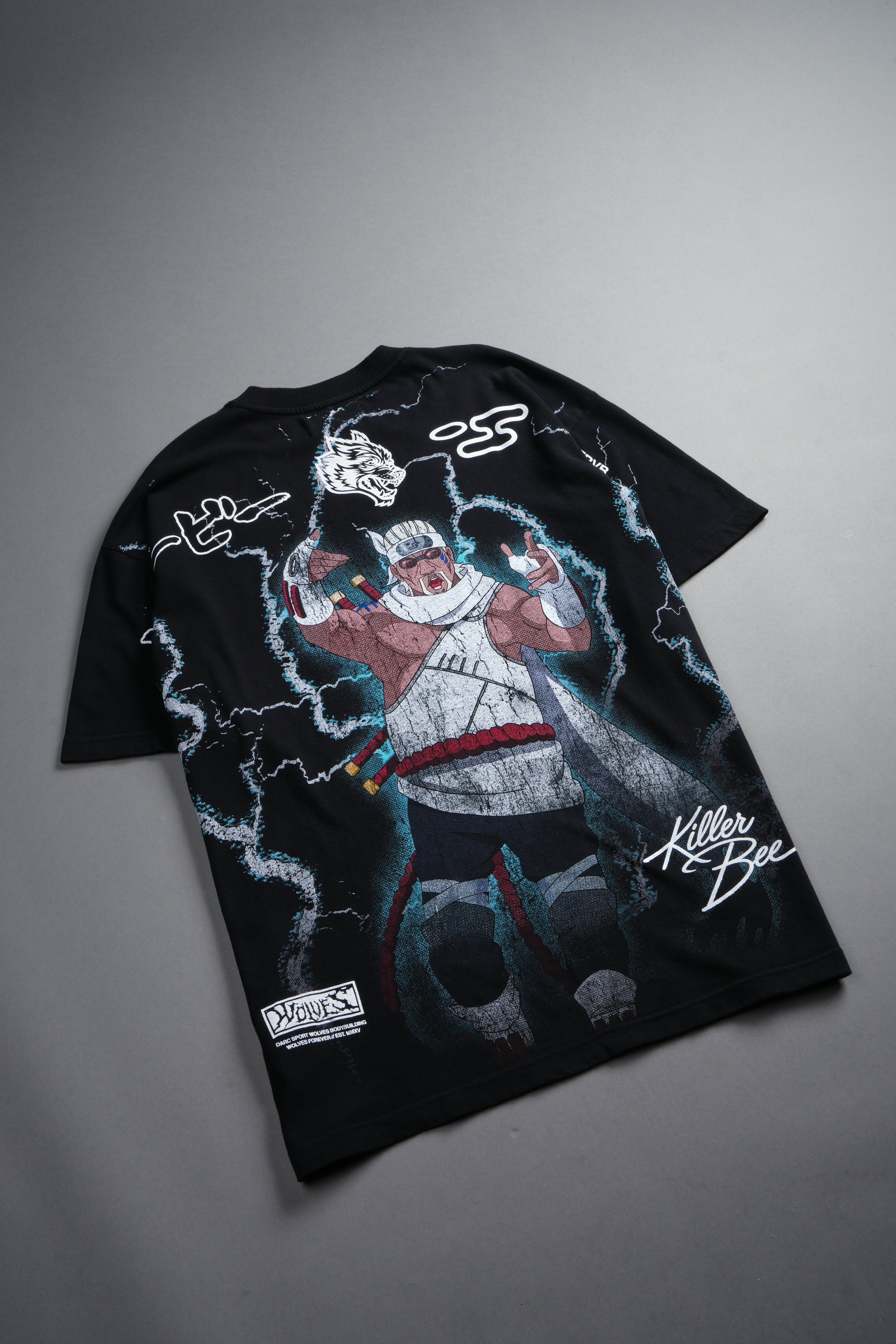 Killer Bee Premium Oversized Tee in Black