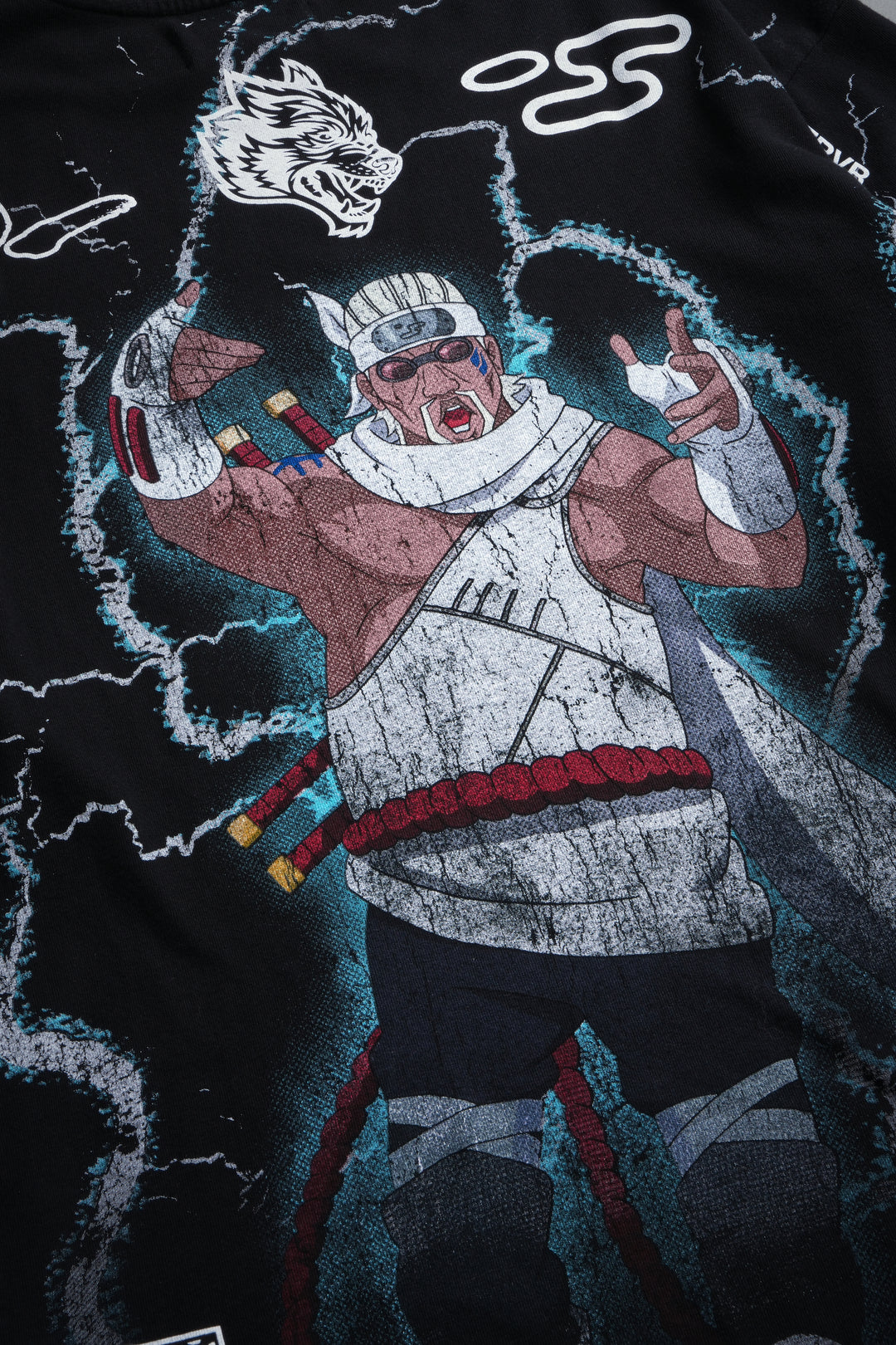 Killer Bee Premium Oversized Tee in Black