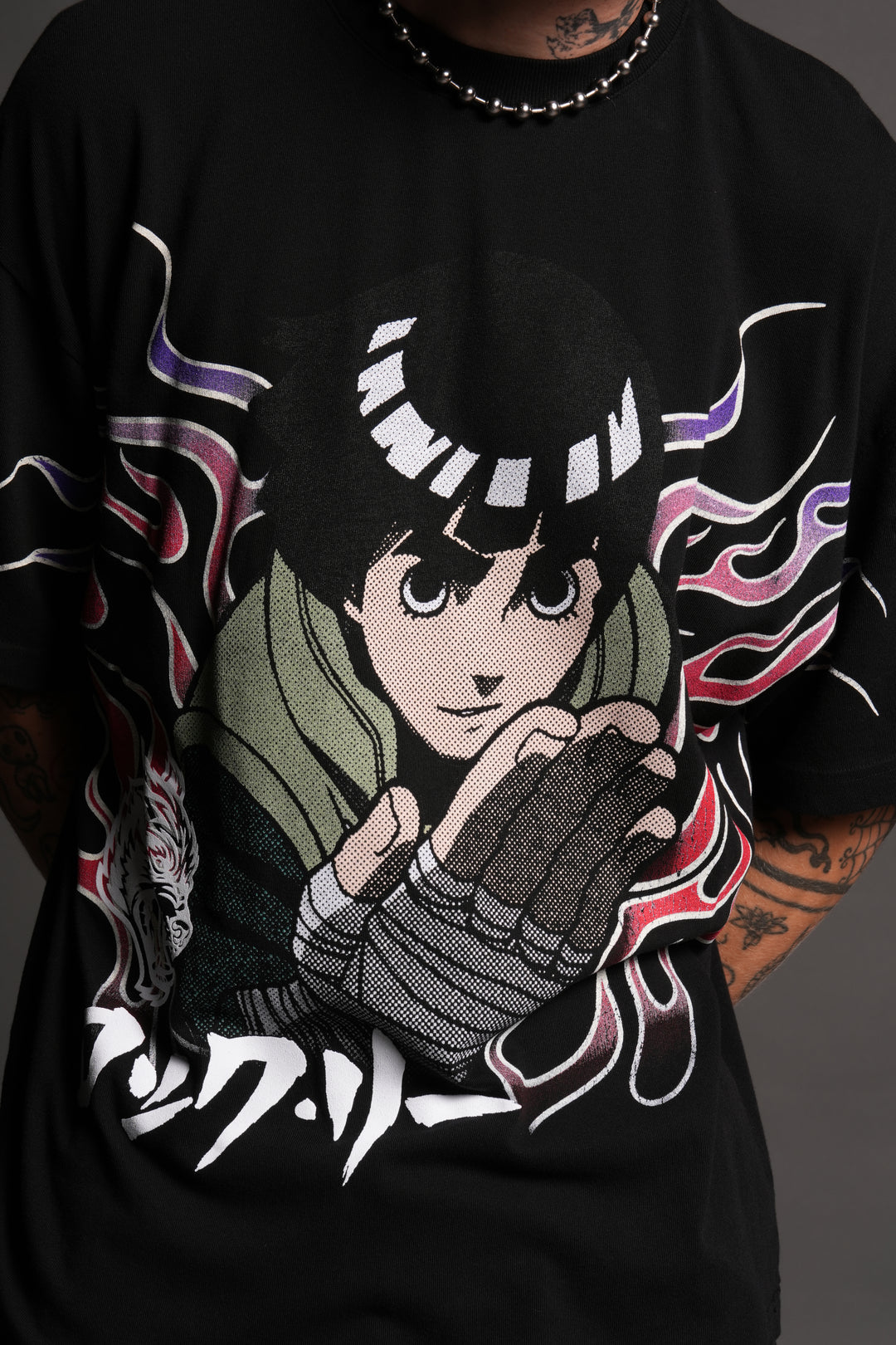 Rock V2 "Premium" Oversized Tee in Black